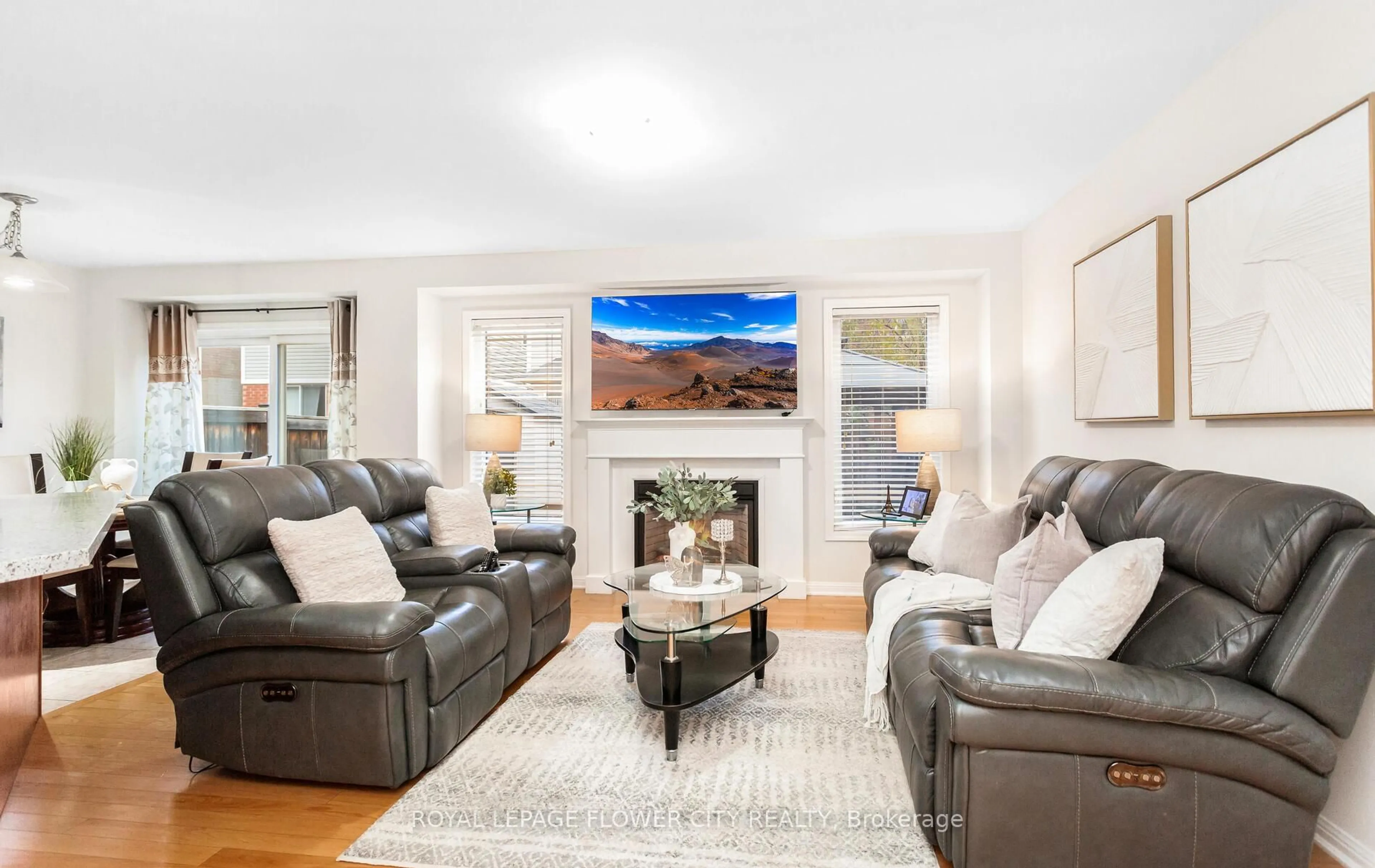 Living room with furniture, unknown for 47 Haverty Tr, Brampton Ontario L7A 0S3