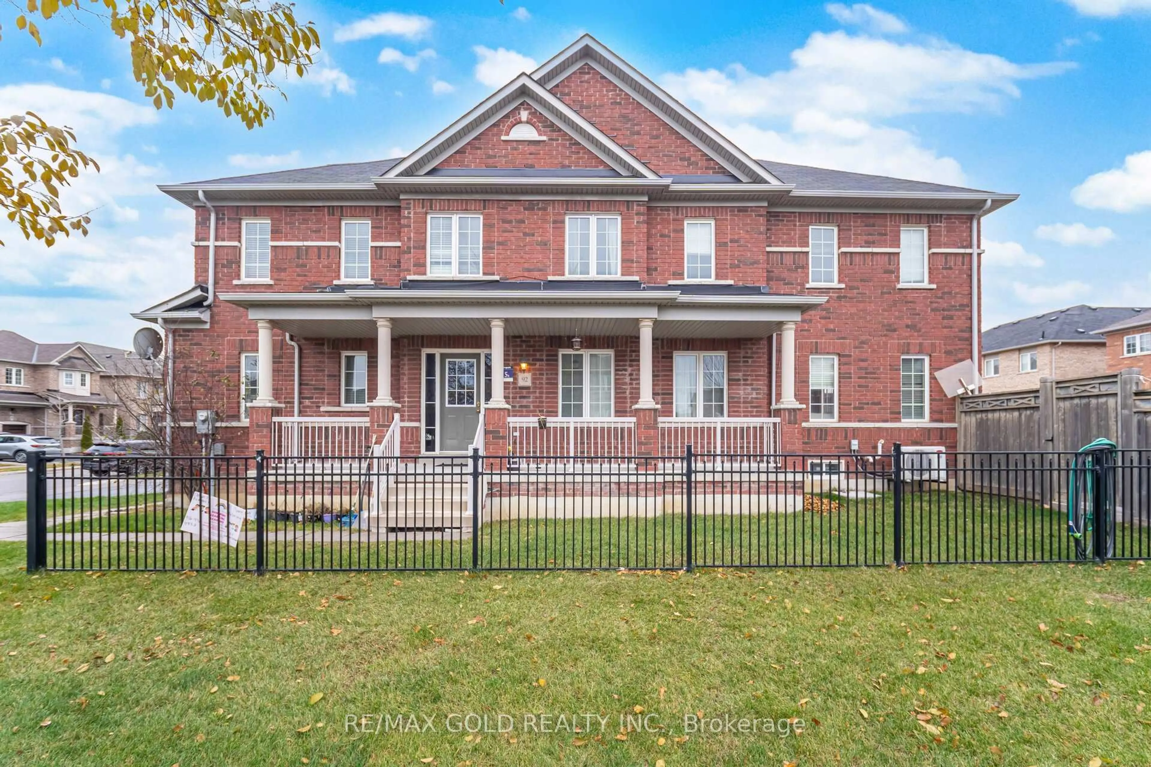 Home with brick exterior material, street for 92 Bellchase Tr, Brampton Ontario L6P 3L9