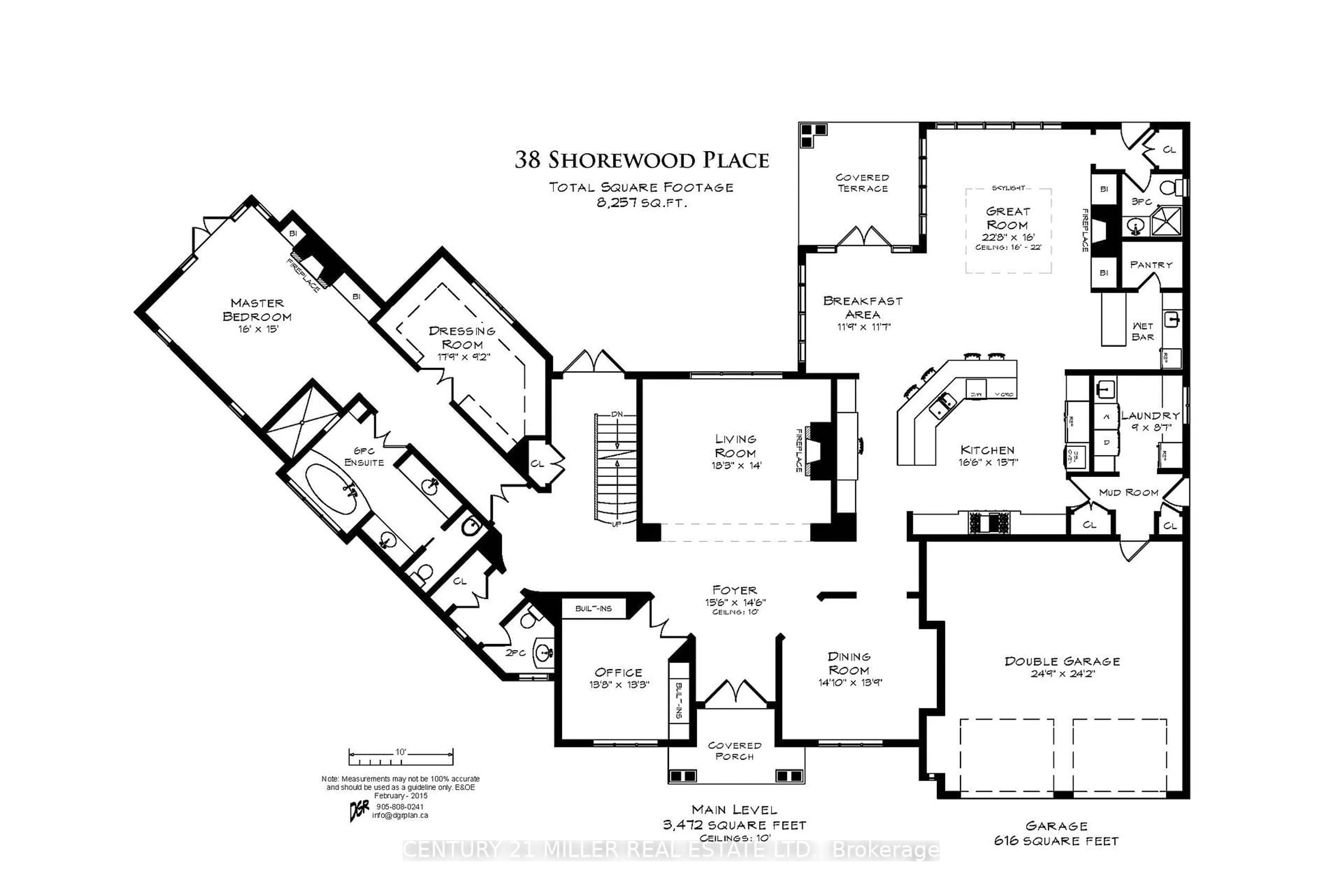 Floor plan for 38 Shorewood Pl, Oakville Ontario L6K 3Y4
