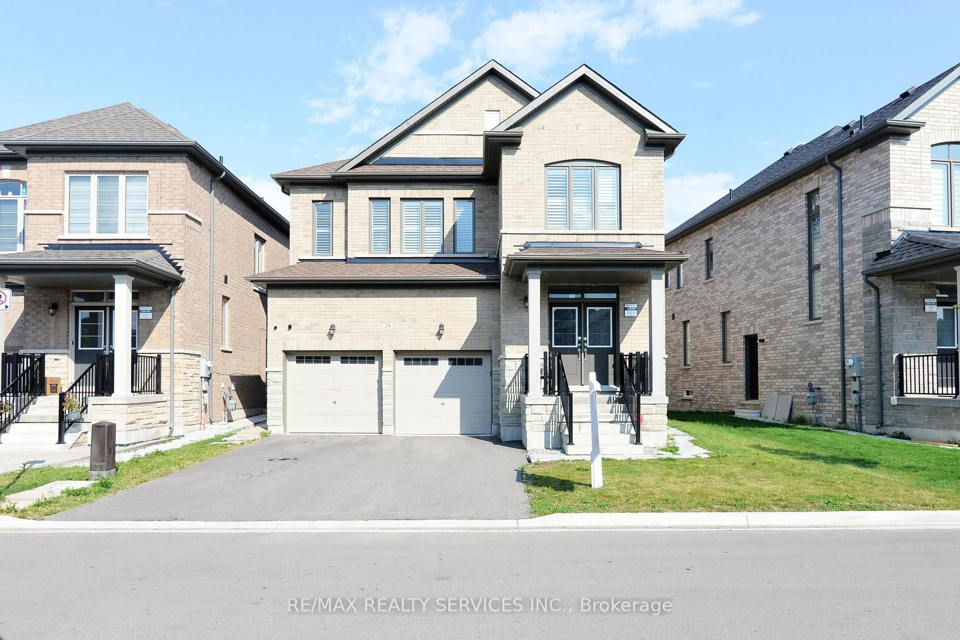 Home with brick exterior material, street for 24 Bachelor St, Brampton Ontario L7A 5A9