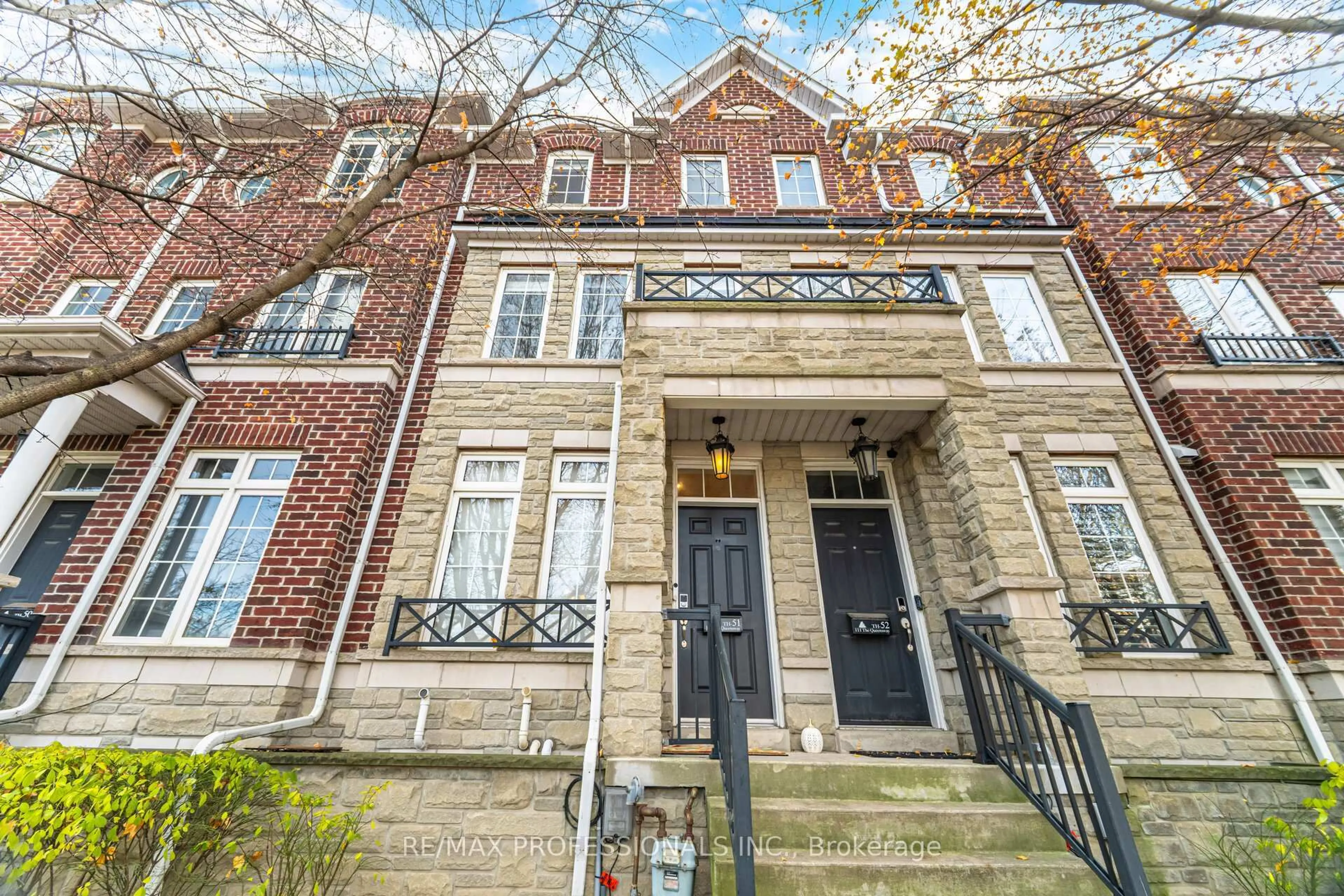 Home with brick exterior material, street for 111 The Queensway #51, Toronto Ontario M6S 5B6