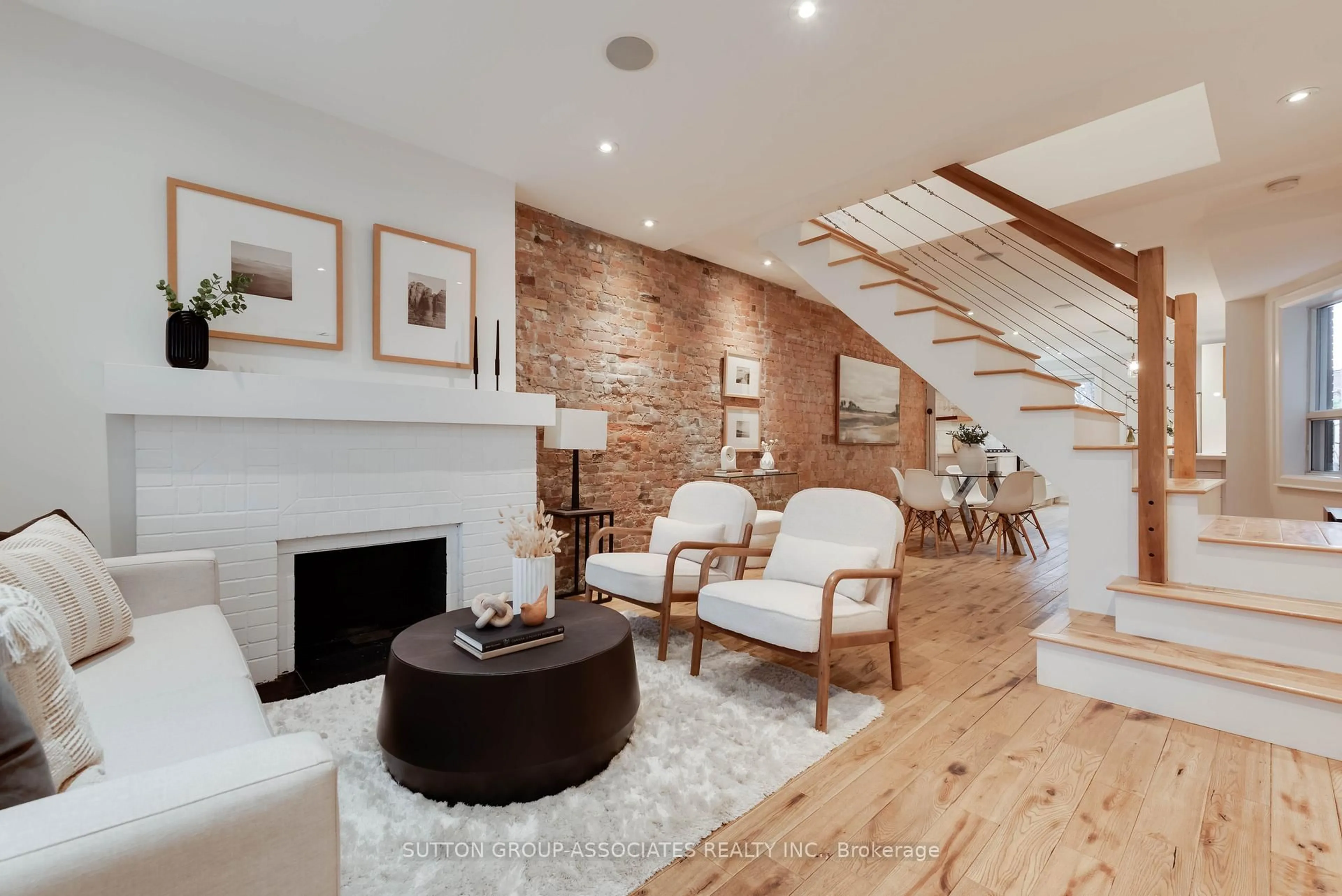 Living room with furniture, unknown for 148 Boon Ave, Toronto Ontario M6E 3Z5