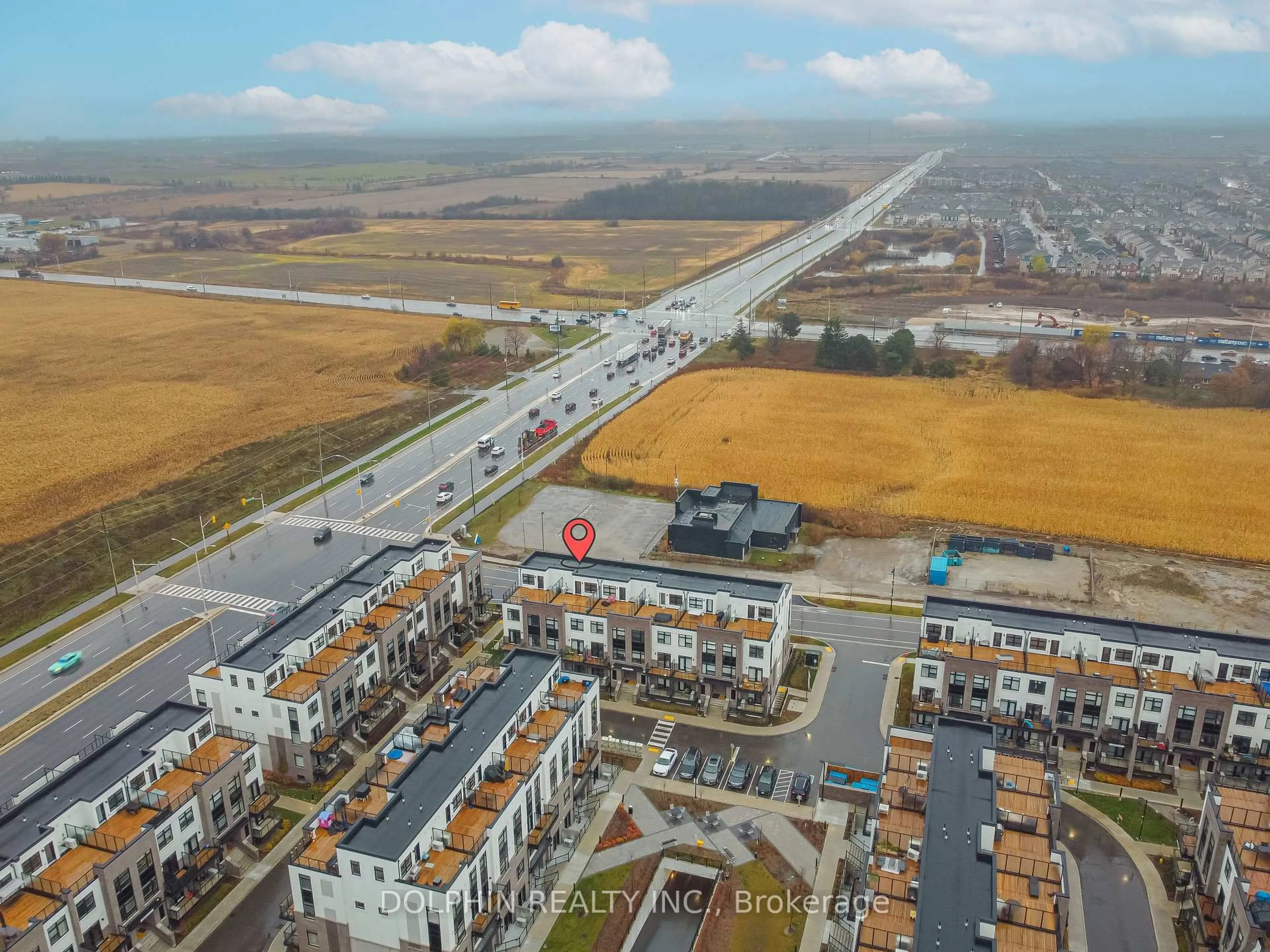 A pic from outside/outdoor area/front of a property/back of a property/a pic from drone, street for 1589 Rose Way #106, Milton Ontario L9E 1N4