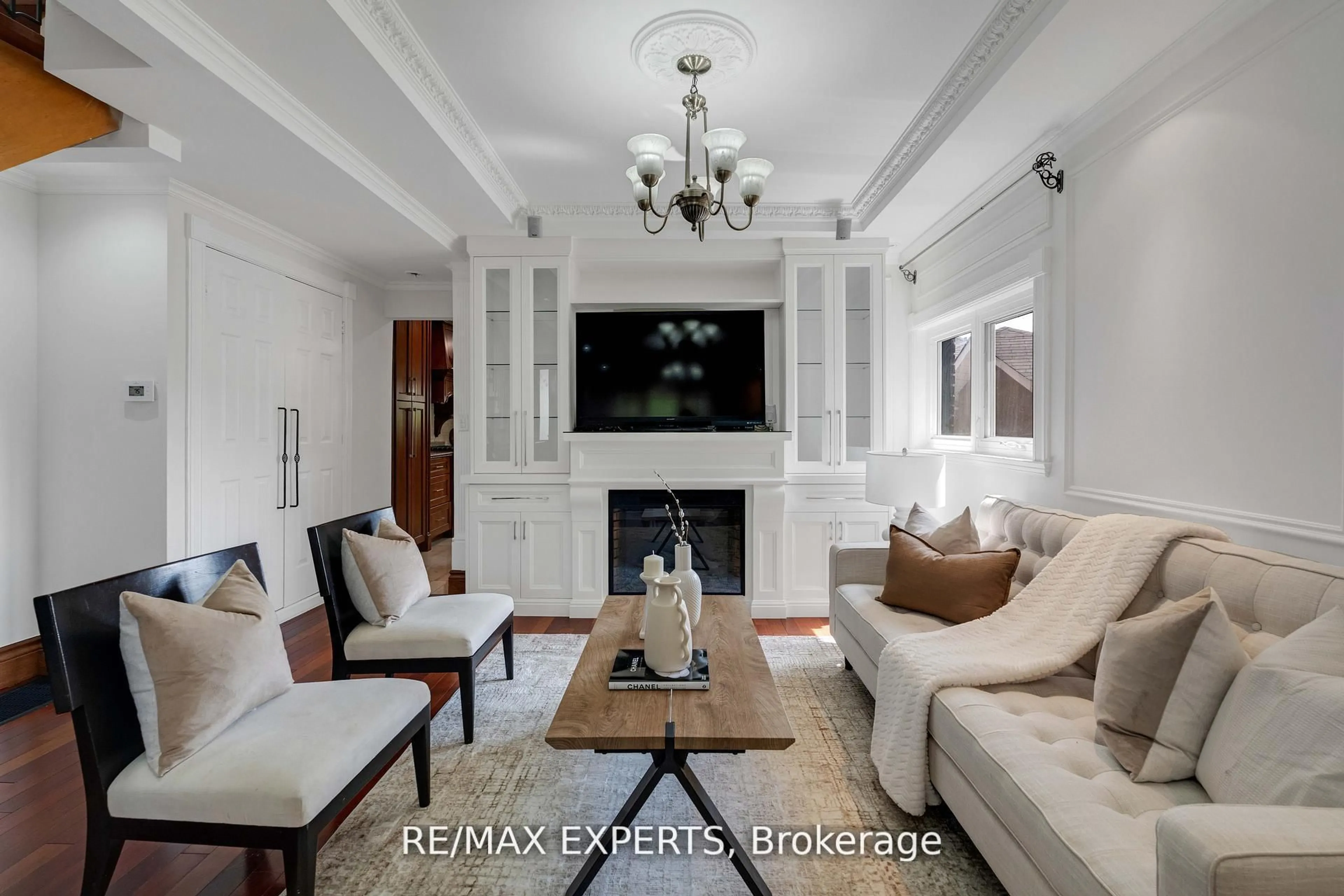 Living room with furniture, unknown for 19 Kenora Cres, Toronto Ontario M6M 1C5