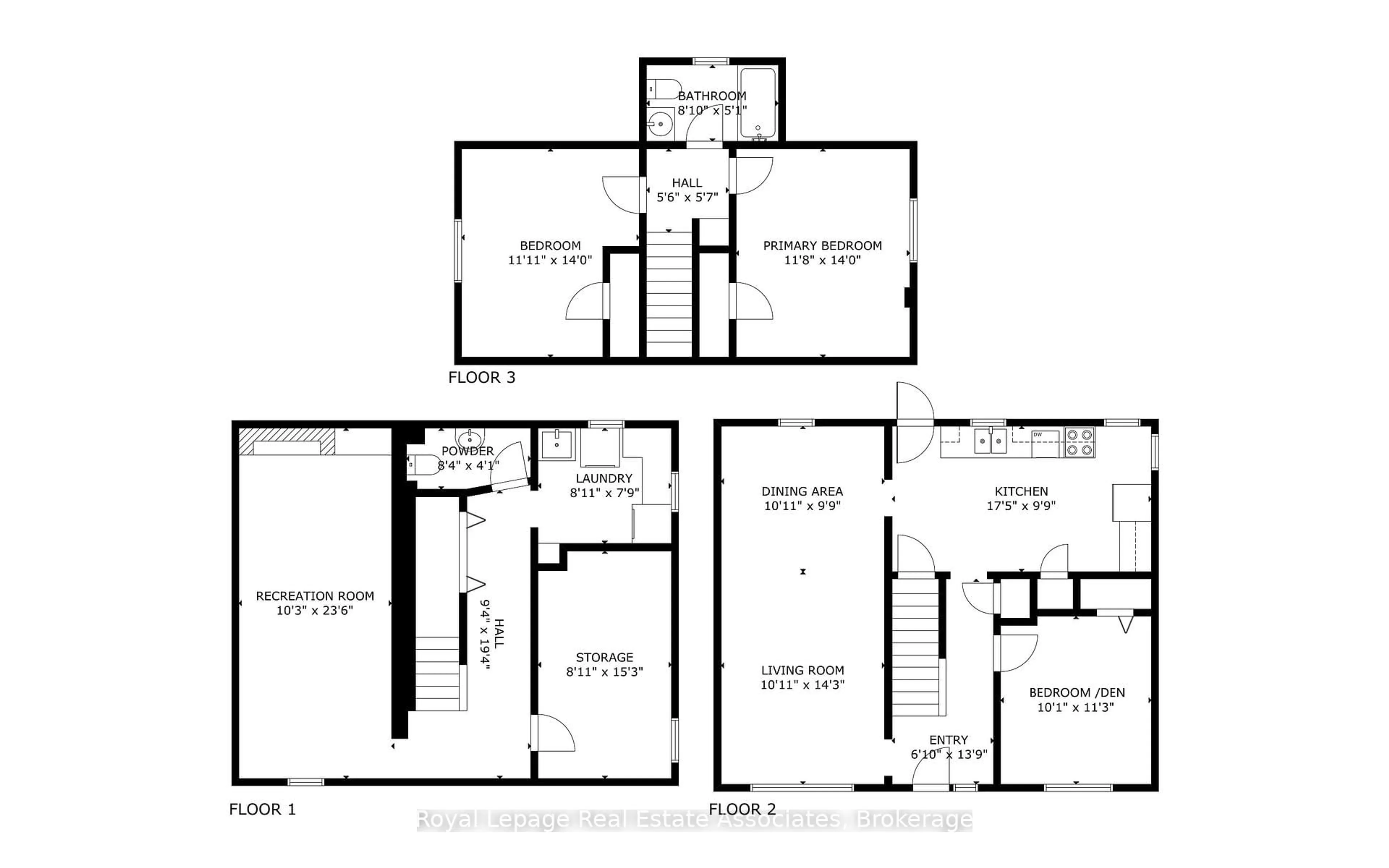 Floor plan for 1587 Muir Rd, Mississauga Ontario L5E 2J3