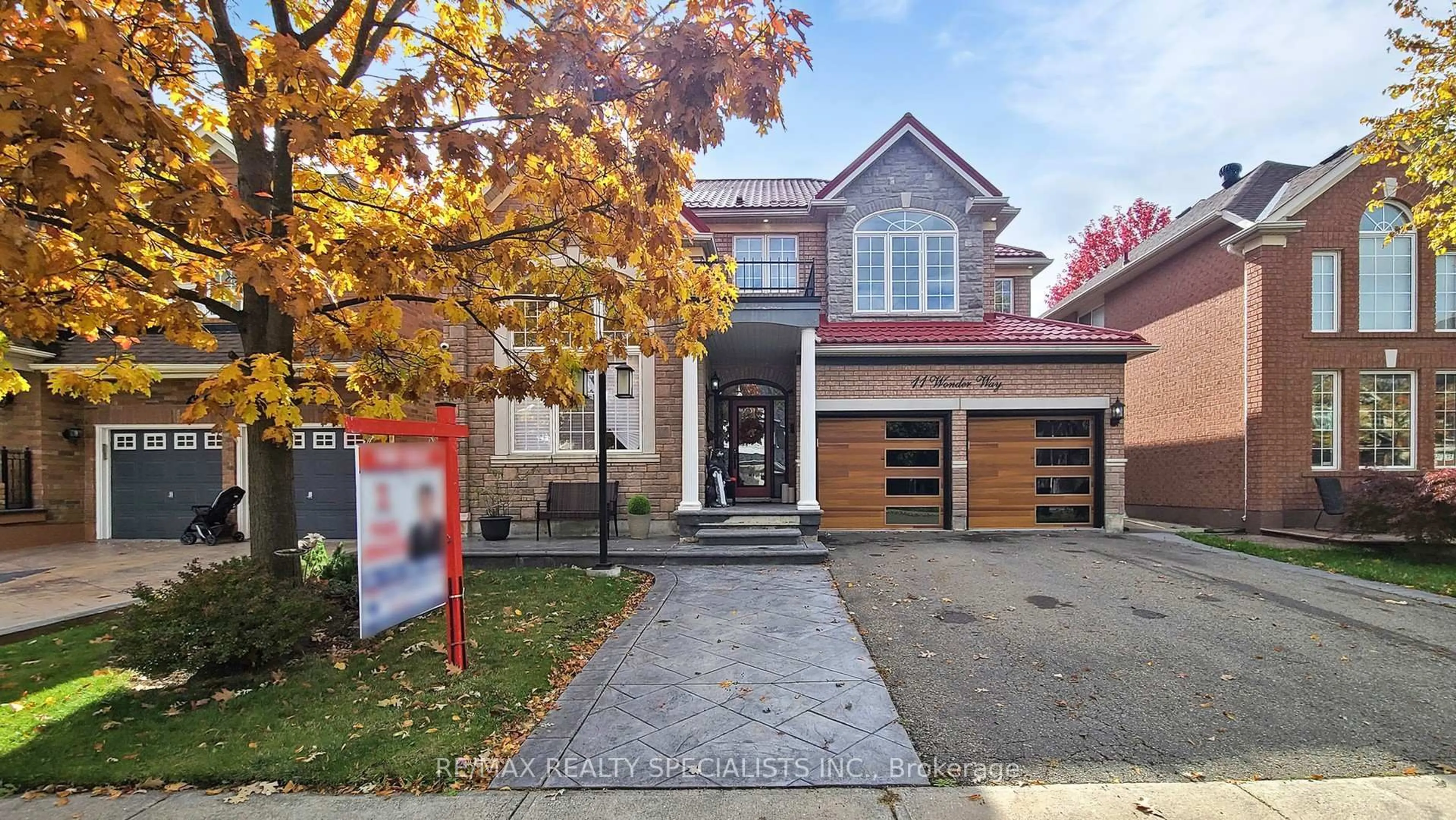 Home with brick exterior material, street for 11 Wonder Way, Brampton Ontario L6P 1E9