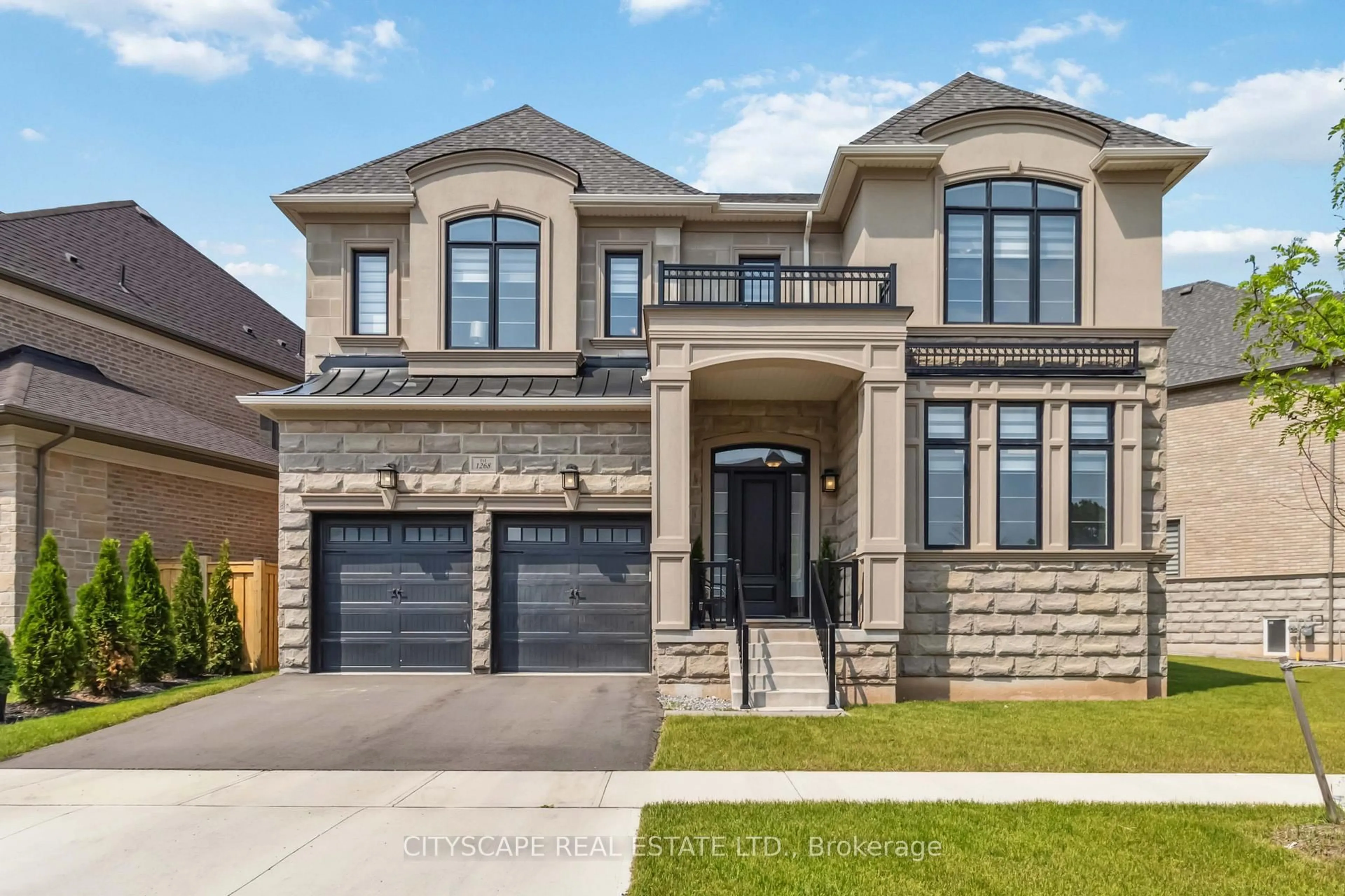 Home with brick exterior material, street for 1268 Meadowside Path, Oakville Ontario L6M 5M9
