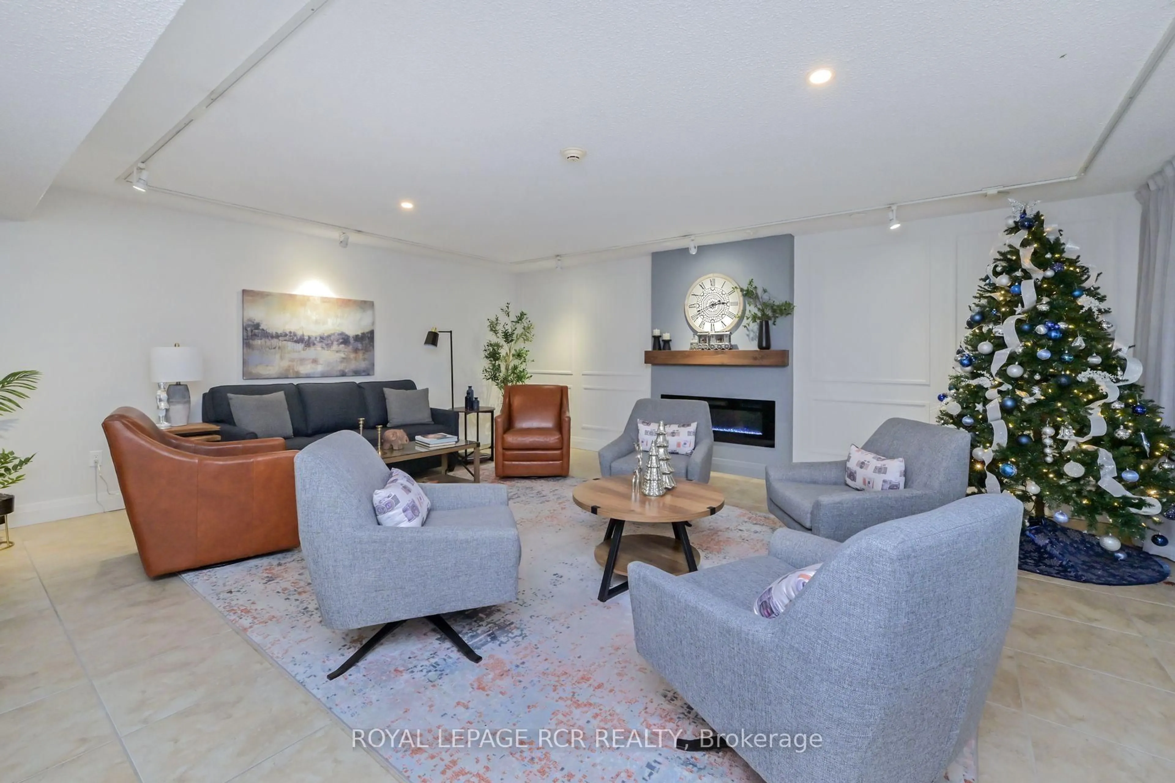 Living room with furniture, unknown for 8 Fead St #802, Orangeville Ontario L9W 3X4