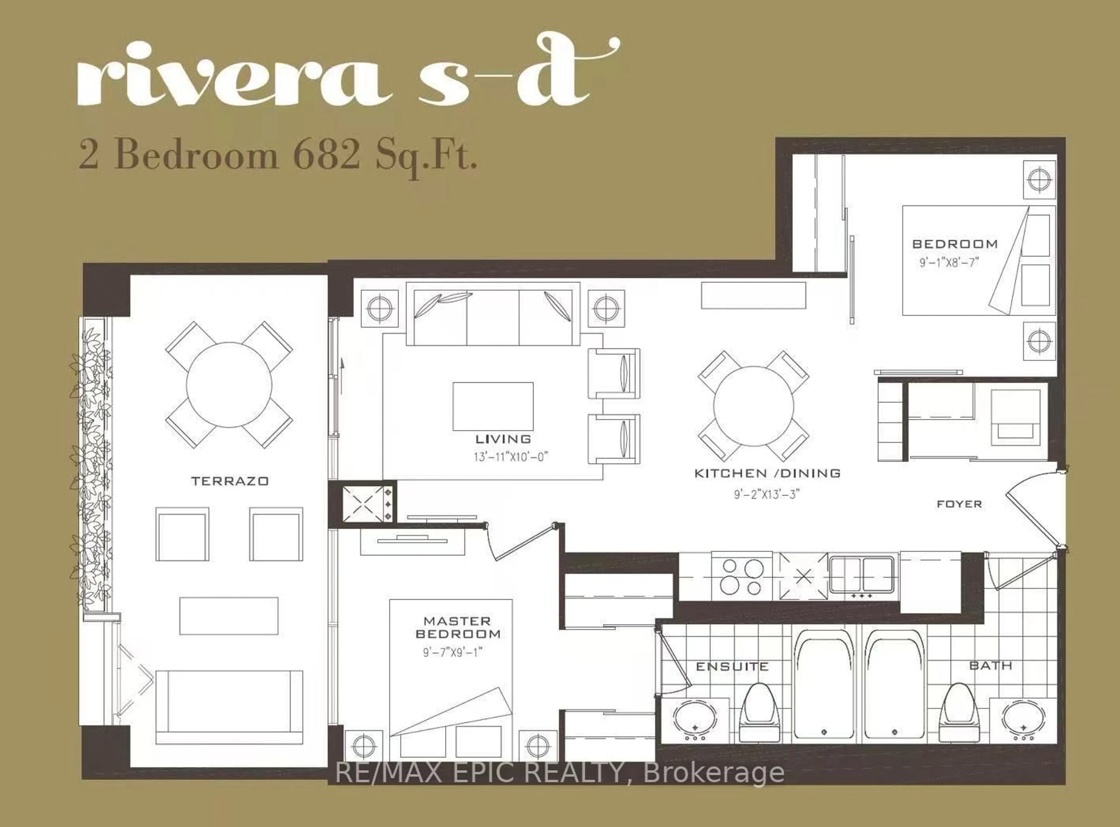 Floor plan for 830 Lawrence Ave #603, Toronto Ontario M6A 0B6