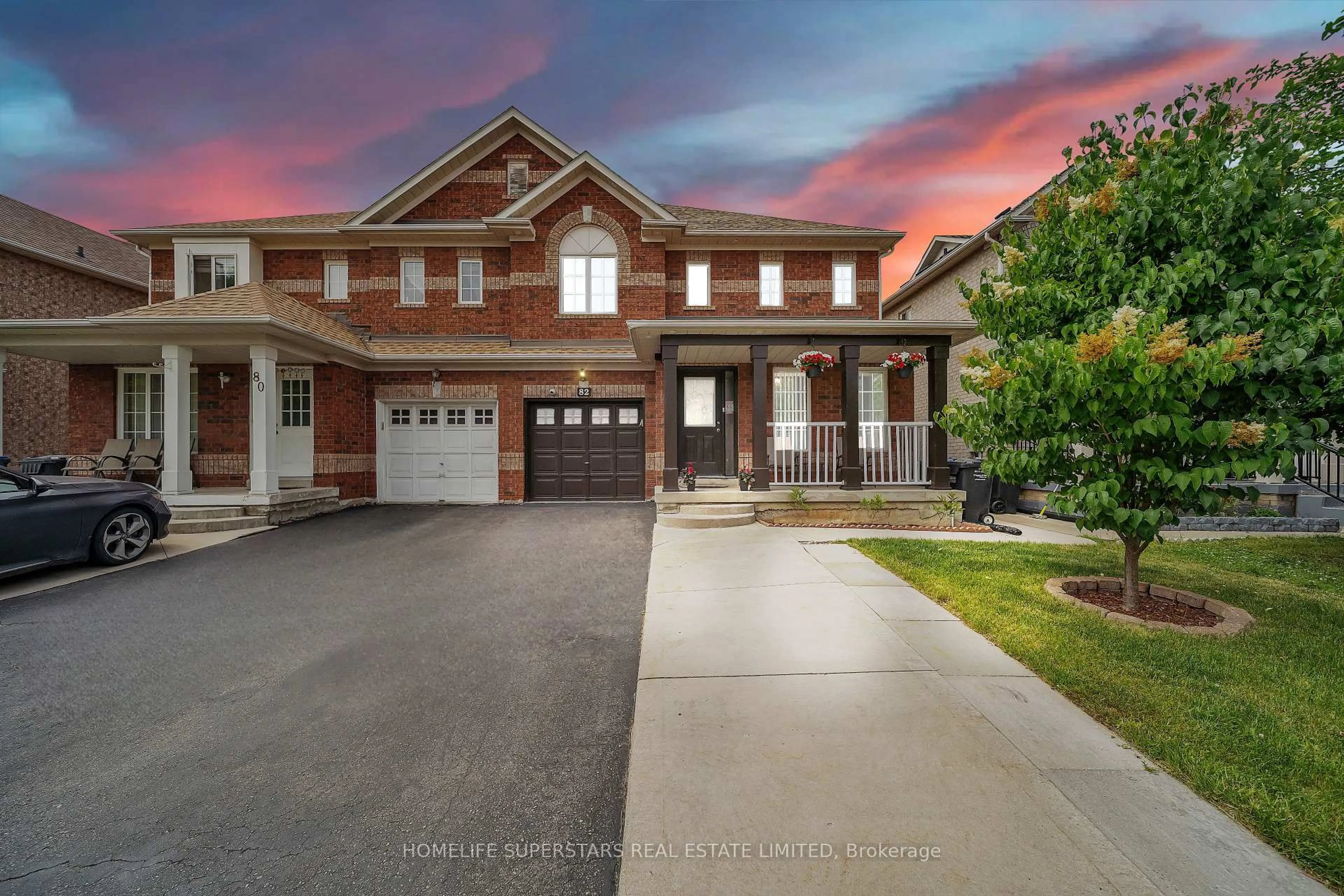 Home with brick exterior material, street for 82 Jewel Cres, Brampton Ontario L6R 2P4