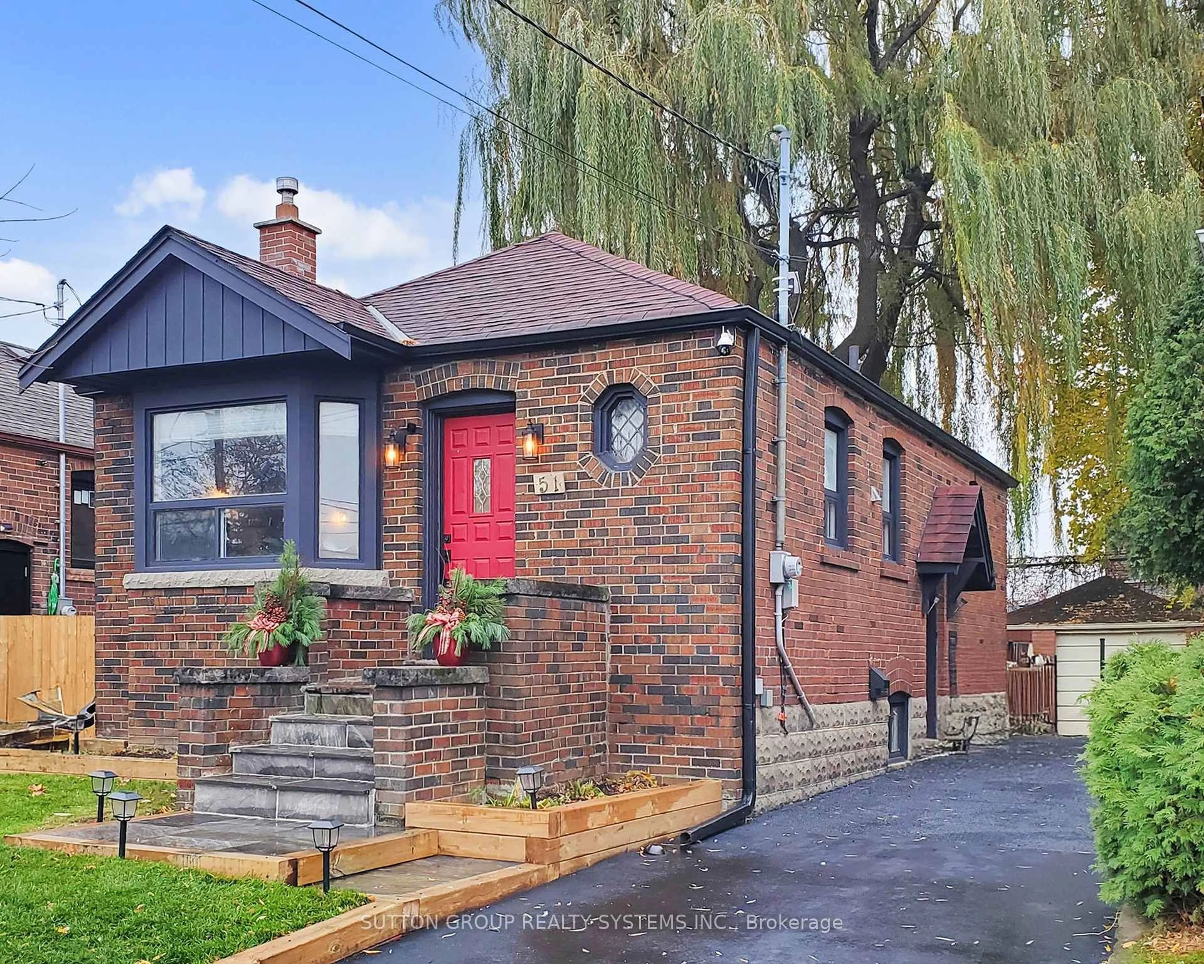 Home with brick exterior material, street for 51 Juliet Cres, Toronto Ontario M6M 1N5