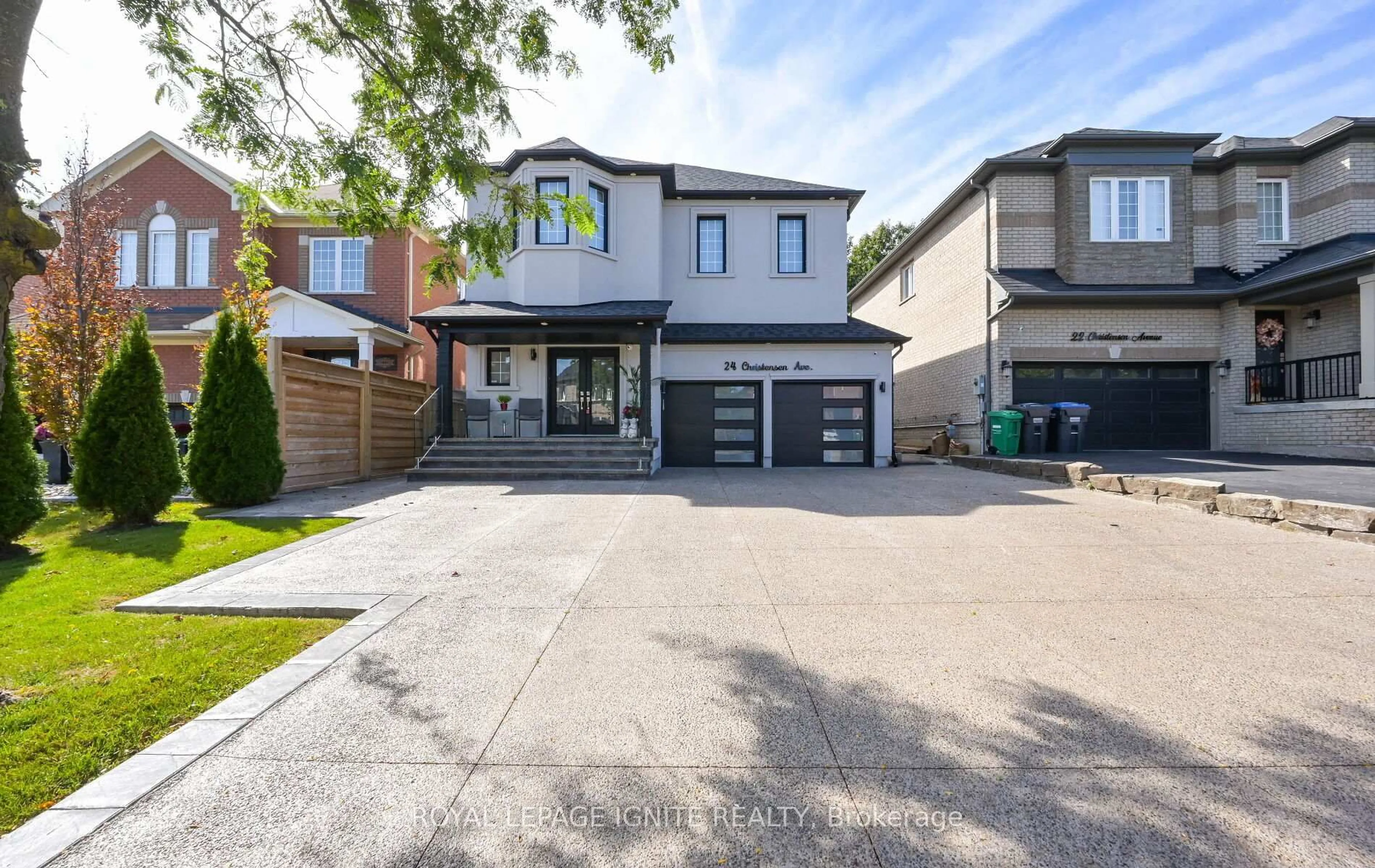 Home with brick exterior material, street for 24 Christensen Ave, Caledon Ontario L7E 2Y5