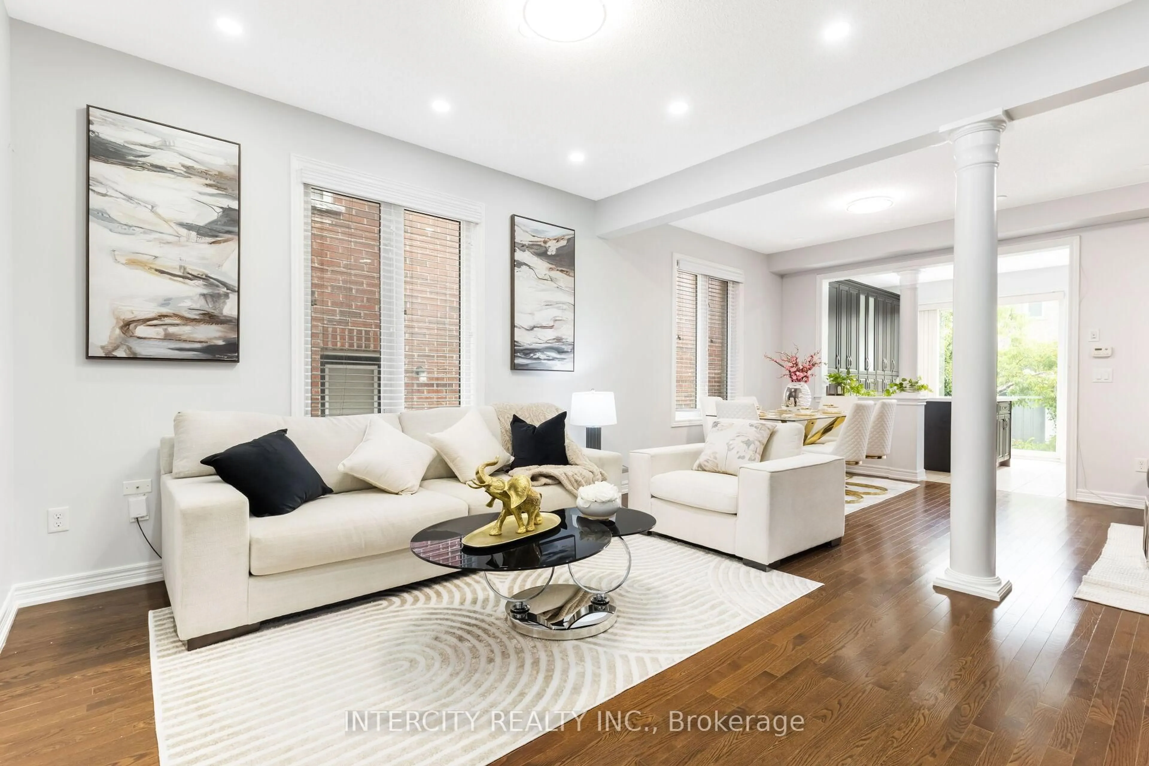 Living room with furniture, unknown for 20 Vanderpool Cres, Brampton Ontario L6P 3W9