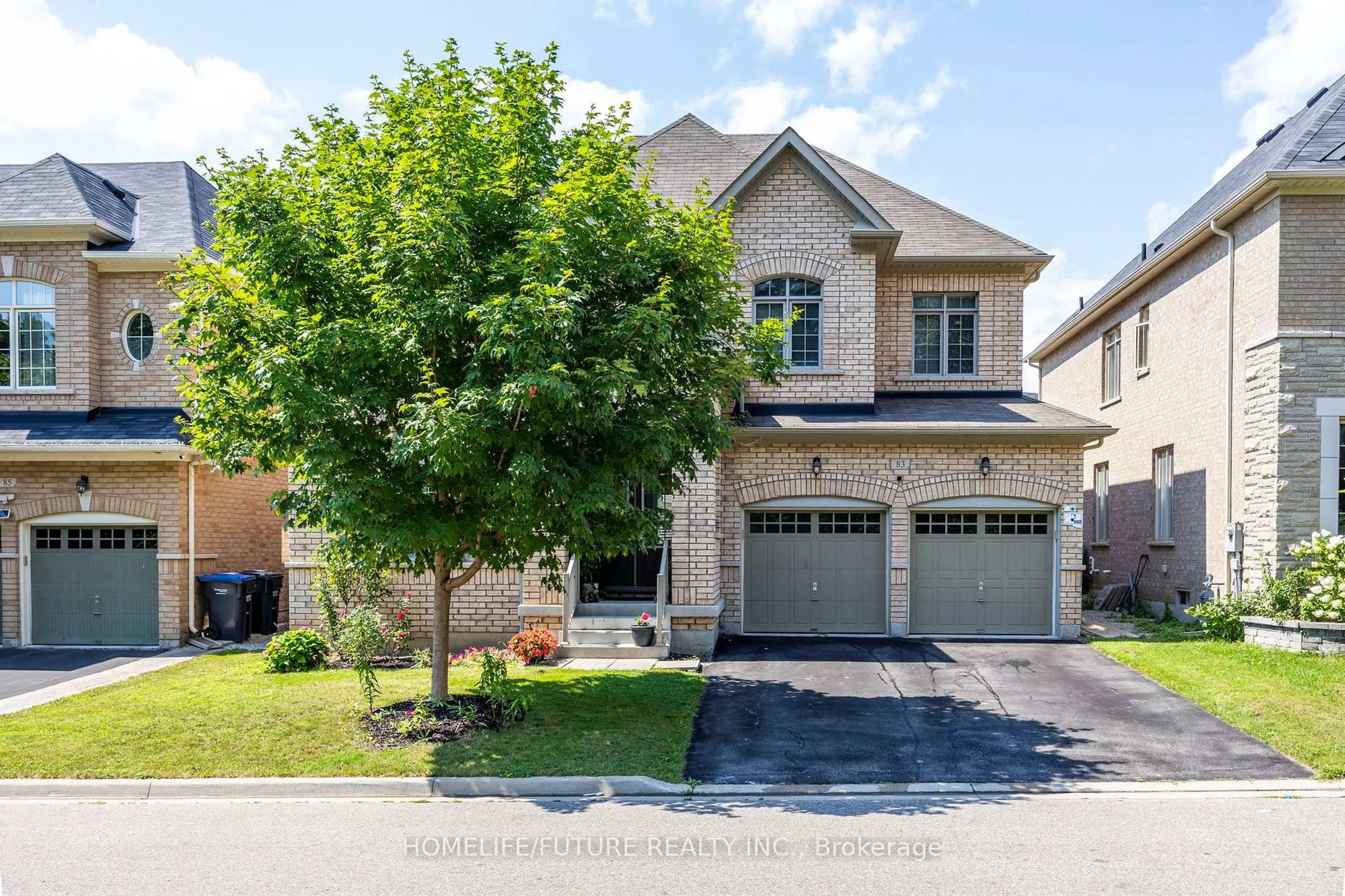 Home with brick exterior material, street for 83 George Robinson Dr, Brampton Ontario L6Y 0Z7