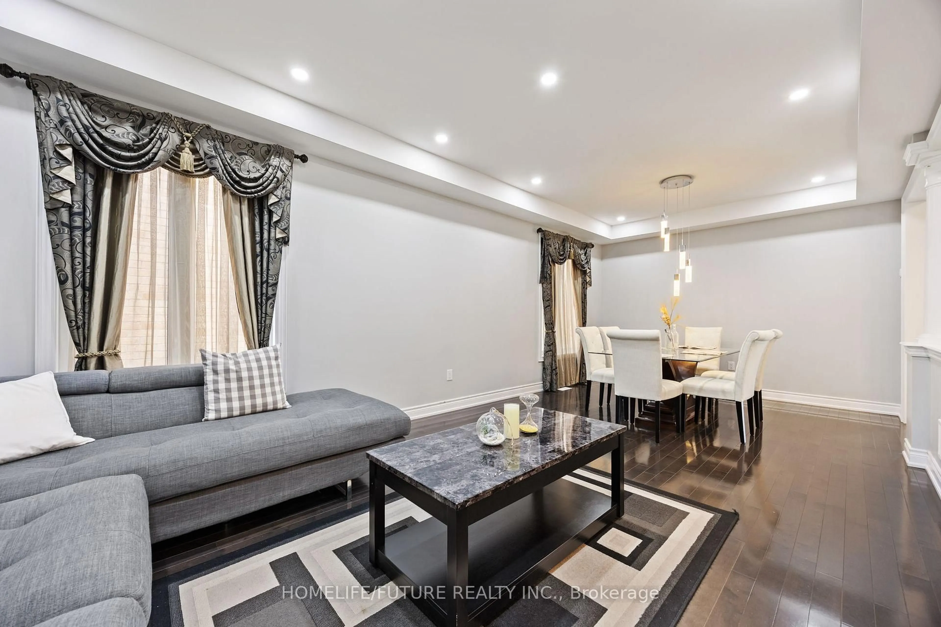 Living room with furniture, unknown for 83 George Robinson Dr, Brampton Ontario L6Y 0Z7