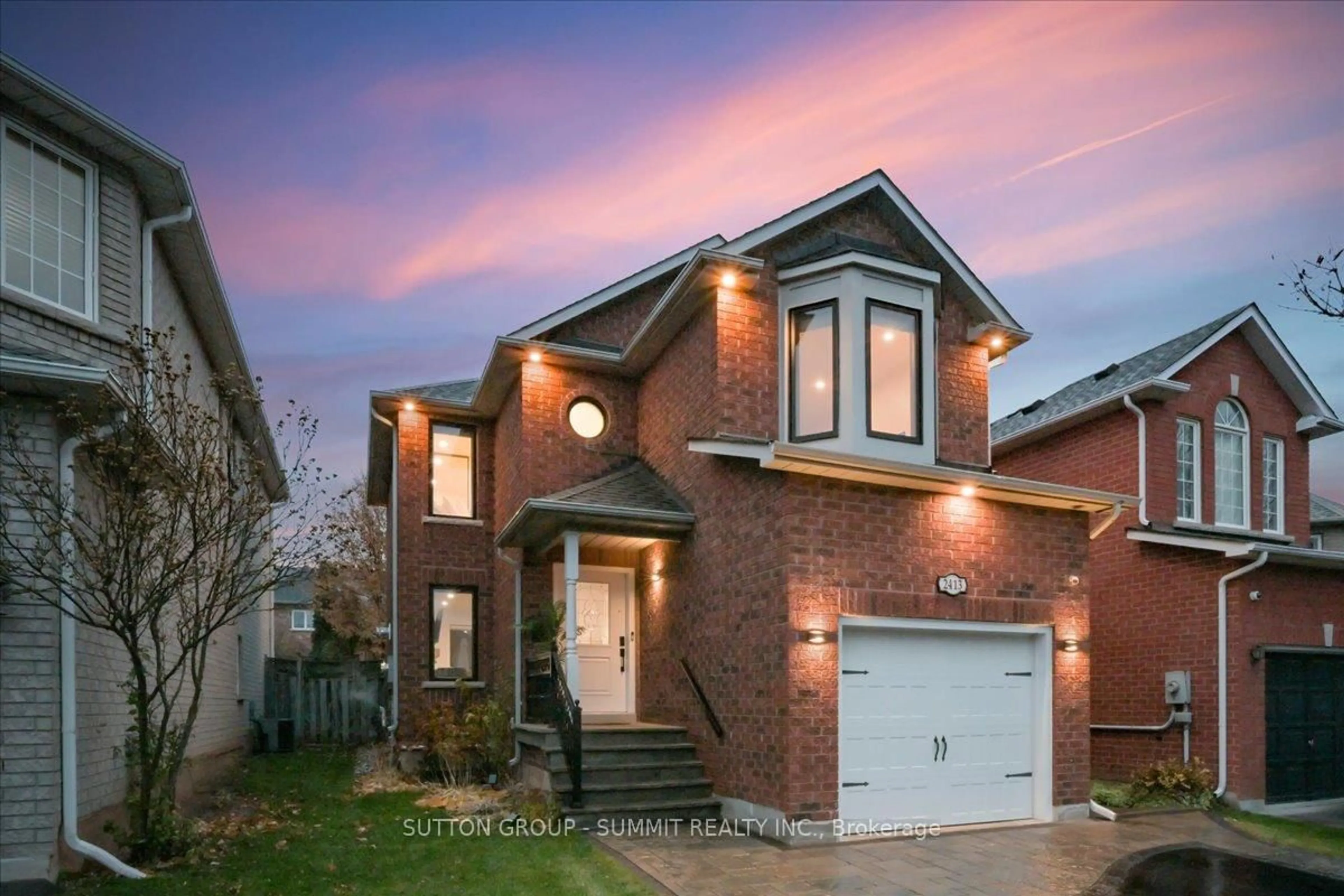 Home with brick exterior material, street for 2413 Gladstone Ave, Oakville Ontario L6H 6P2
