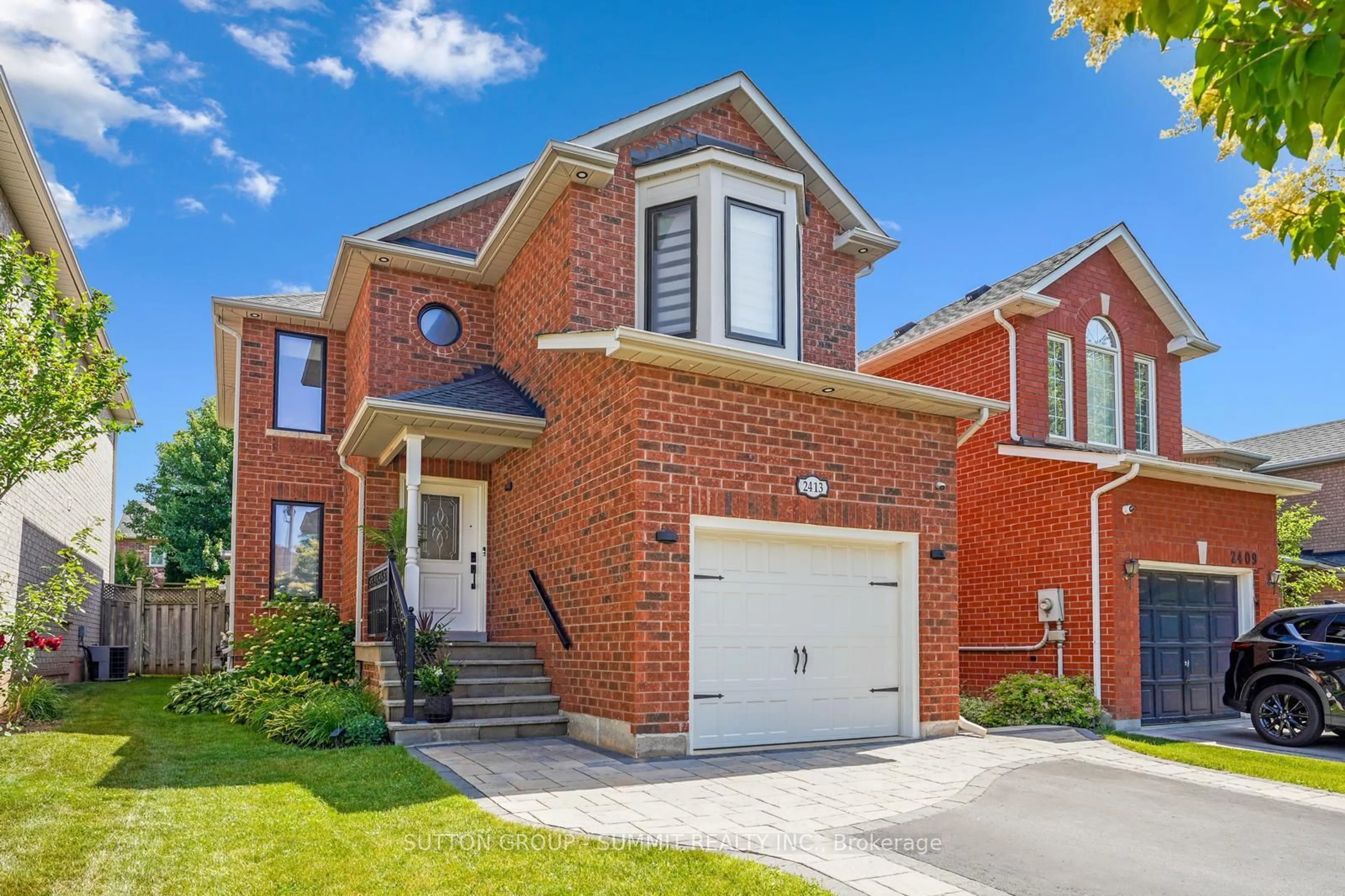 Home with brick exterior material, street for 2413 Gladstone Ave, Oakville Ontario L6H 6P2