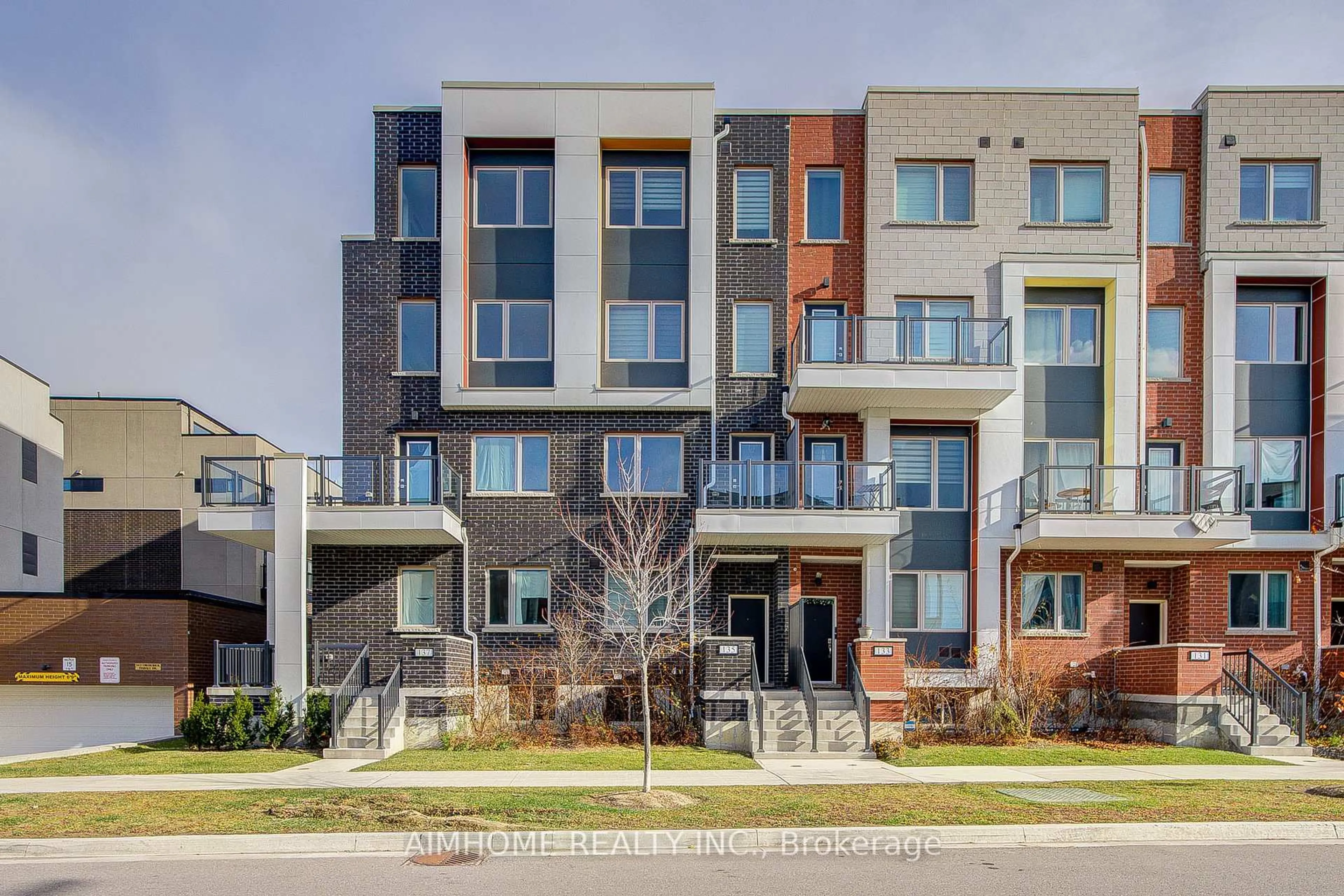 Home with brick exterior material, street for 135 Frederick Tisdale Dr, Toronto Ontario M3K 0C6