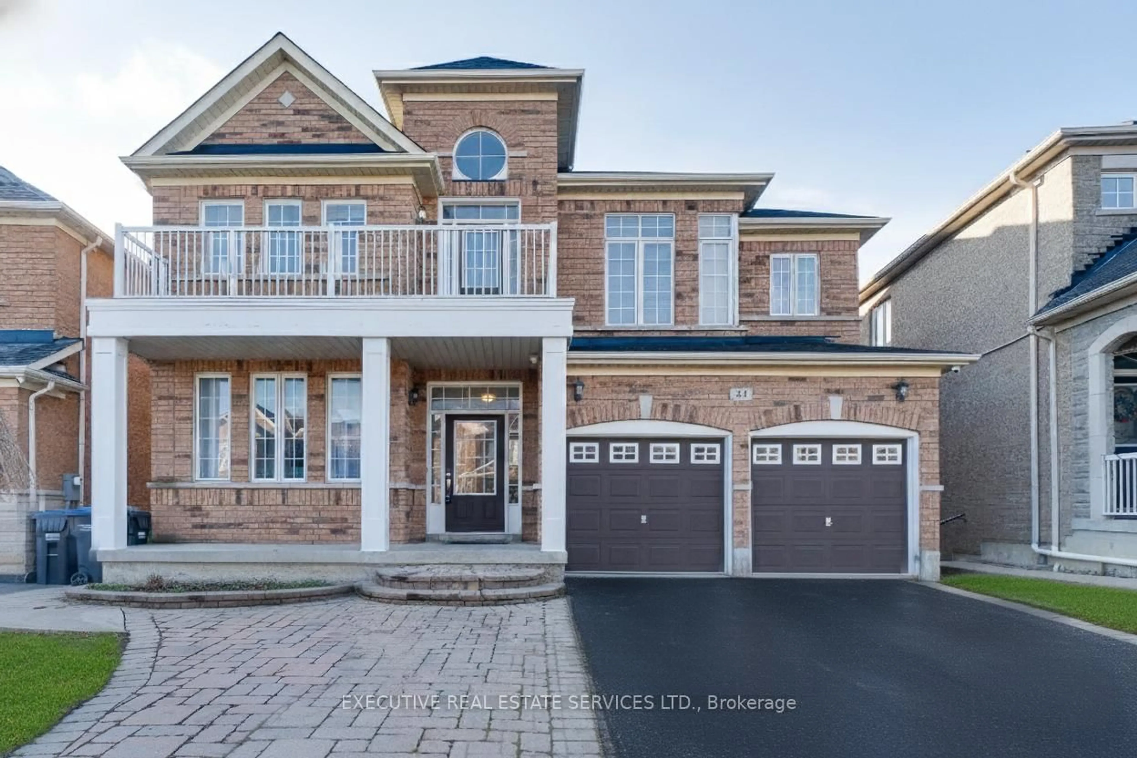 Home with brick exterior material, street for 44 Moldovan Dr, Brampton Ontario L6R 0E4