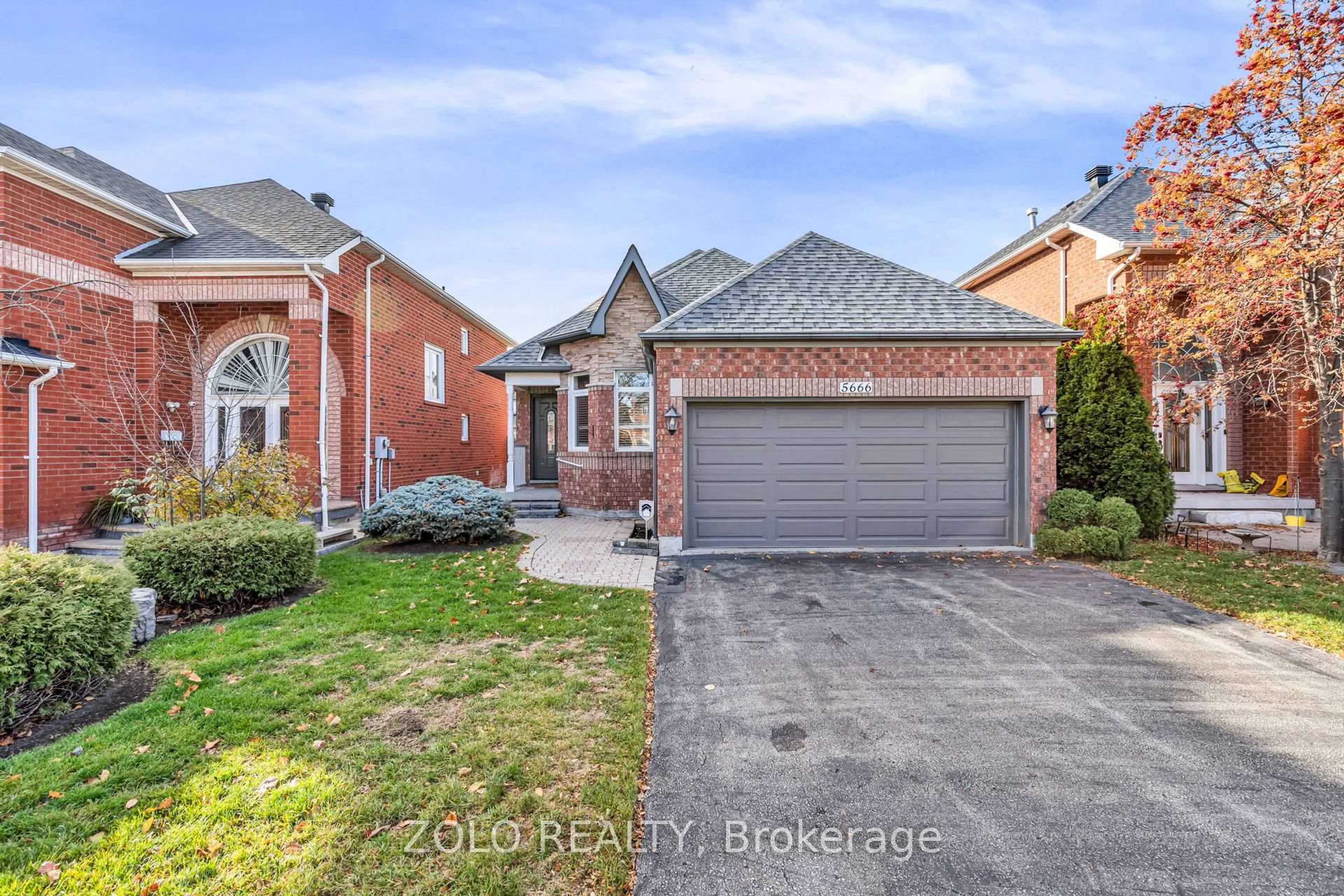 Home with brick exterior material, street for 5666 Whitehorn Ave, Mississauga Ontario L5V 2A9