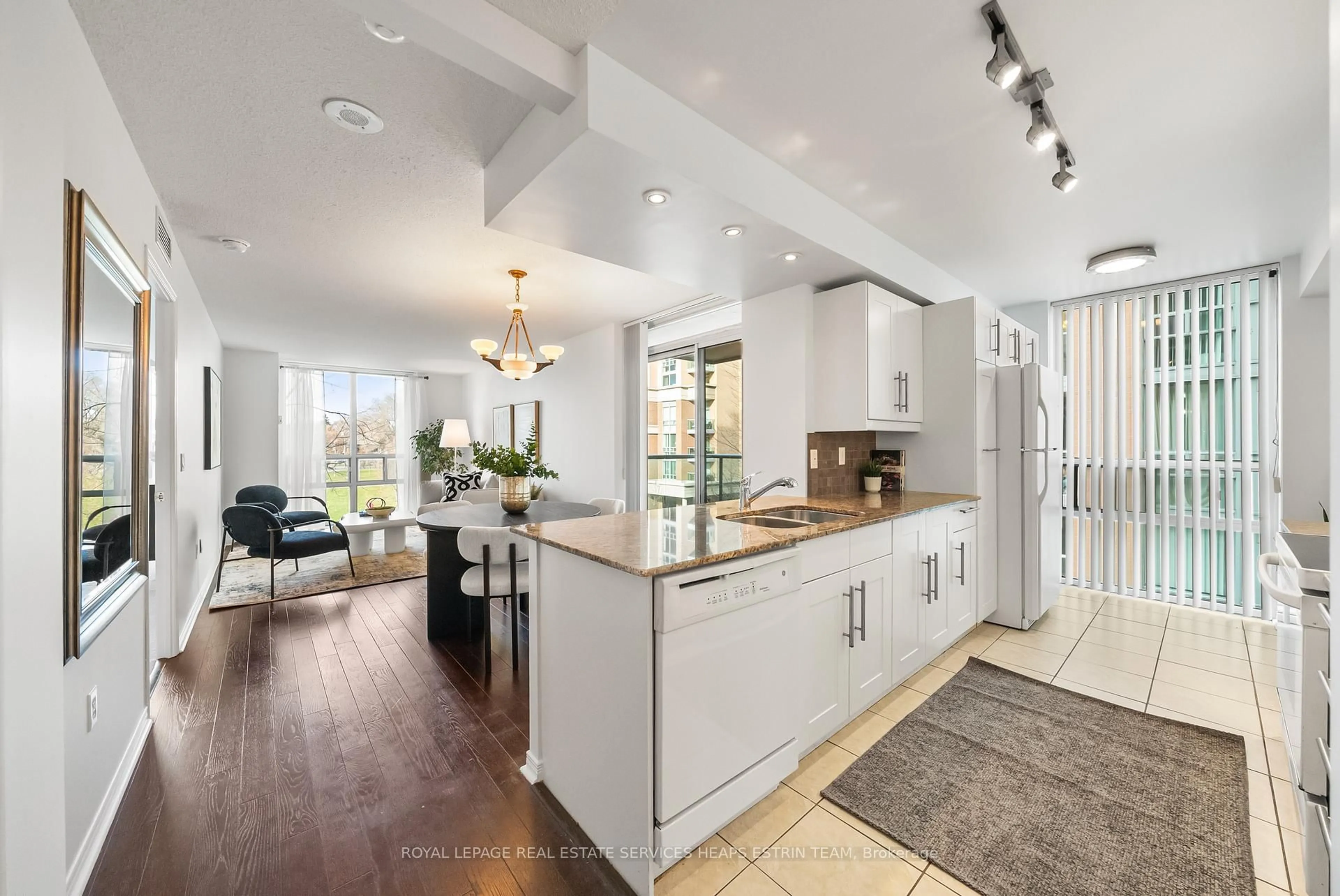Open concept kitchen, unknown for 11 Michael Power Pl #312, Toronto Ontario M9A 5G3