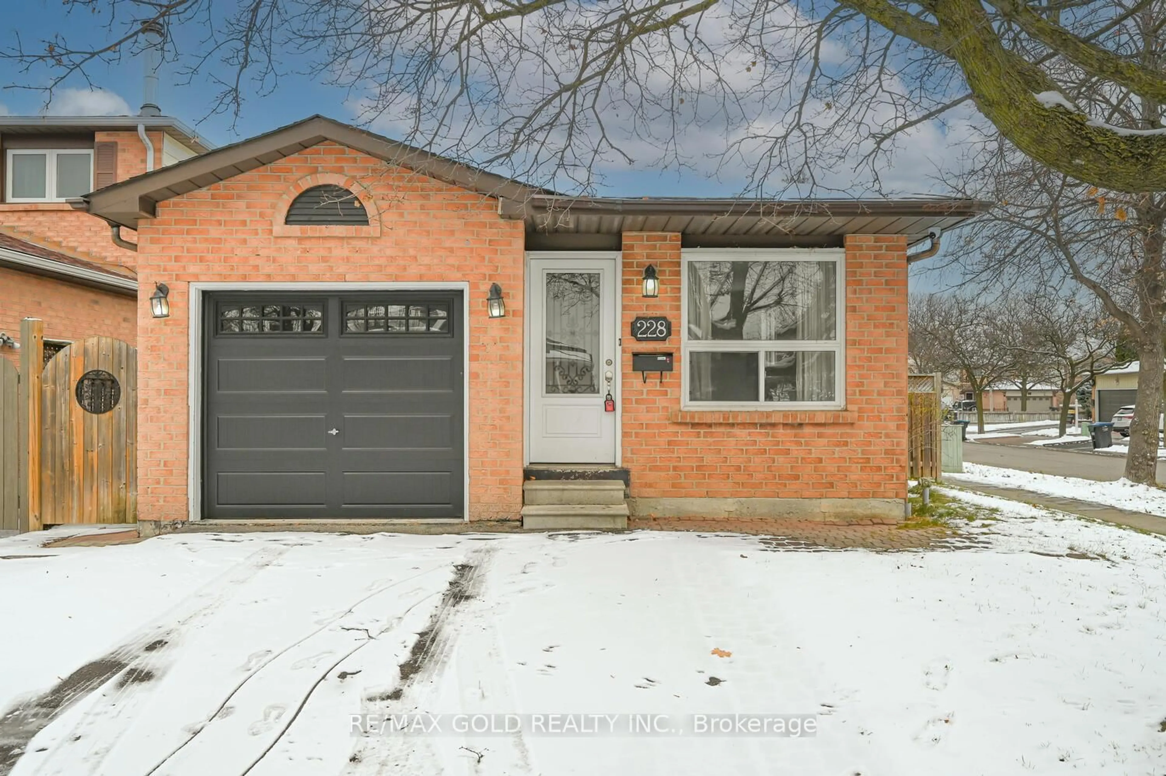 Home with brick exterior material, street for 228 Martindale Cres, Brampton Ontario L6X 2V2