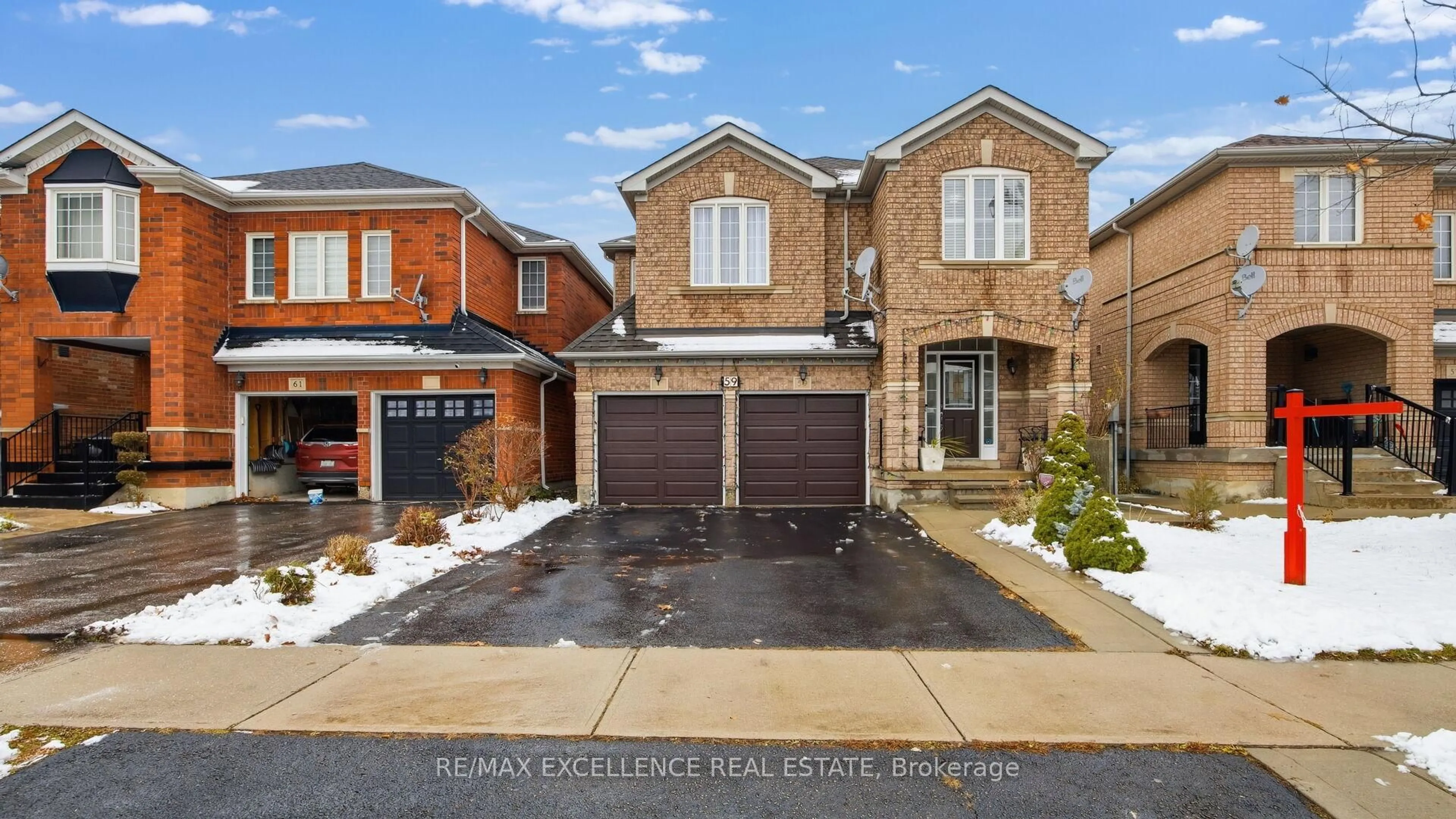 Home with brick exterior material, street for 59 Linderwood Dr, Brampton Ontario L7A 1S4
