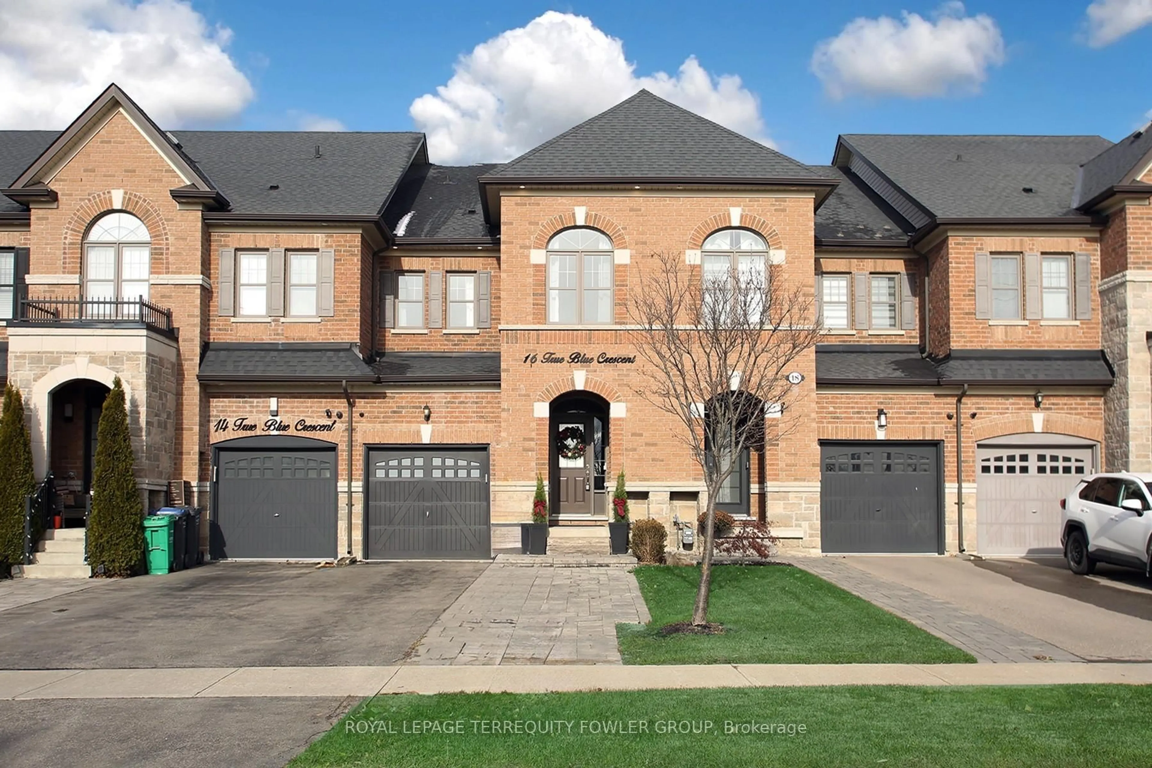 Home with brick exterior material, street for 16 True Blue Cres, Caledon Ontario L7E 4K6