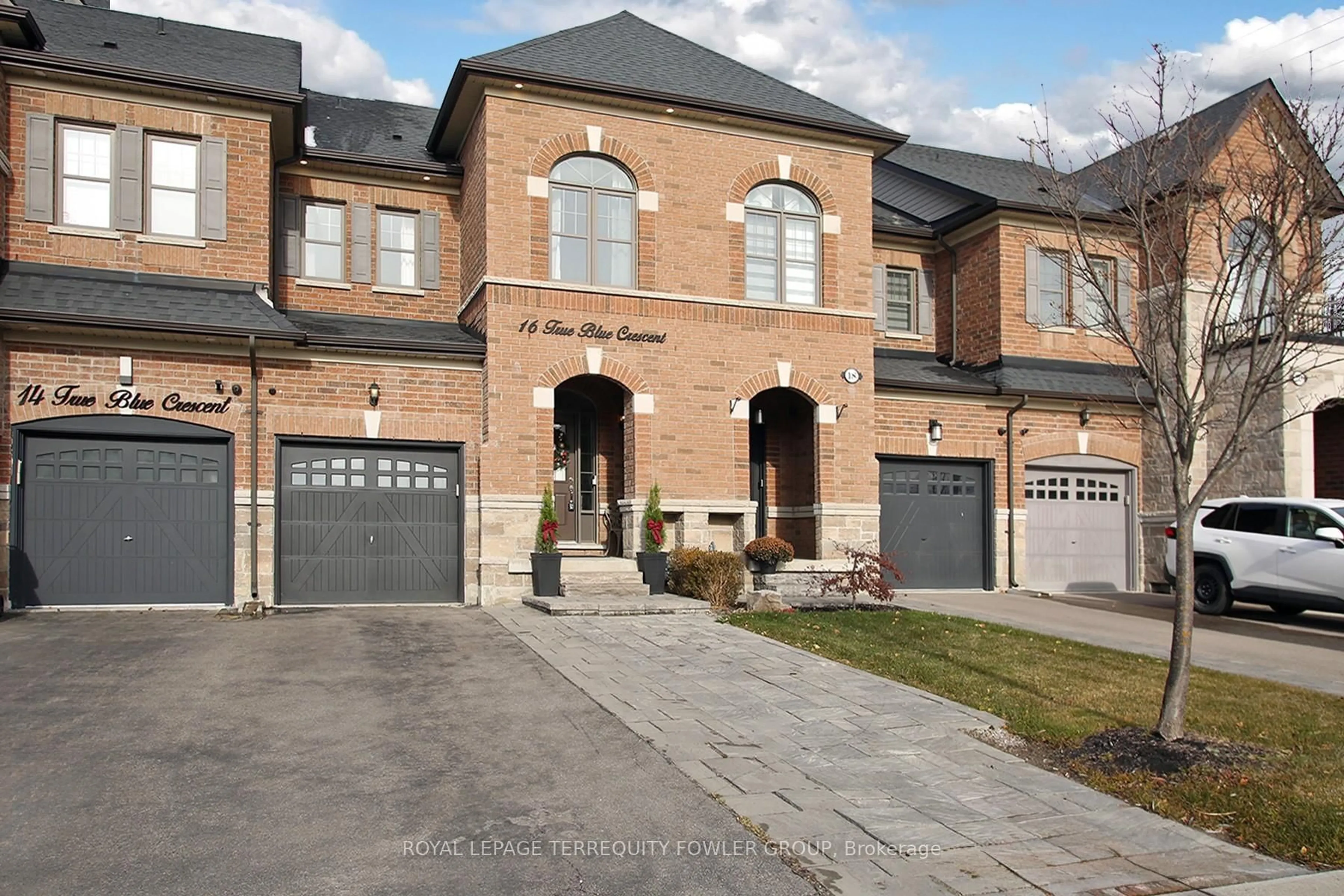 Home with brick exterior material, street for 16 True Blue Cres, Caledon Ontario L7E 4K6