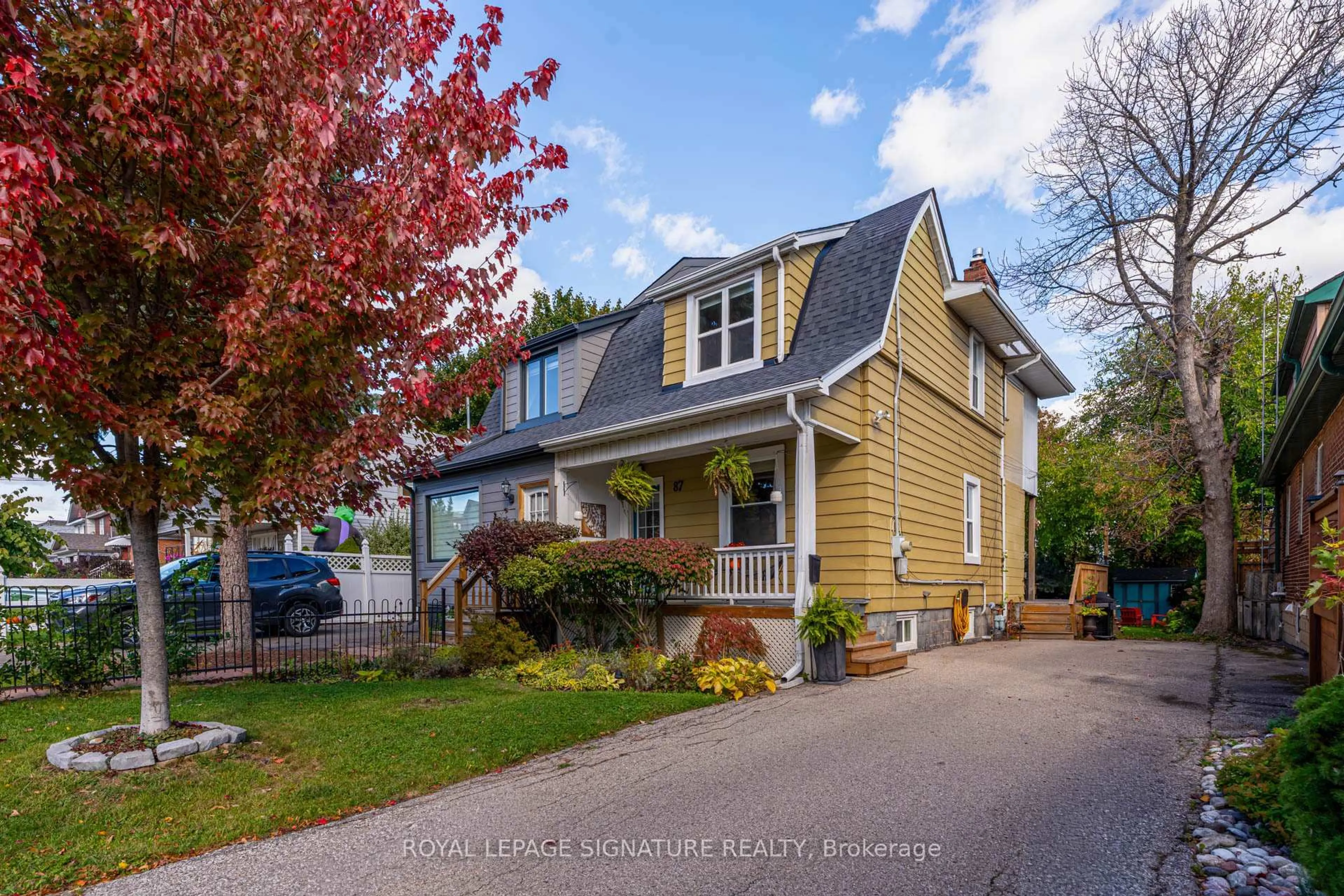 Home with vinyl exterior material, street for 87 Twenty Fourth St, Toronto Ontario M8V 3N7