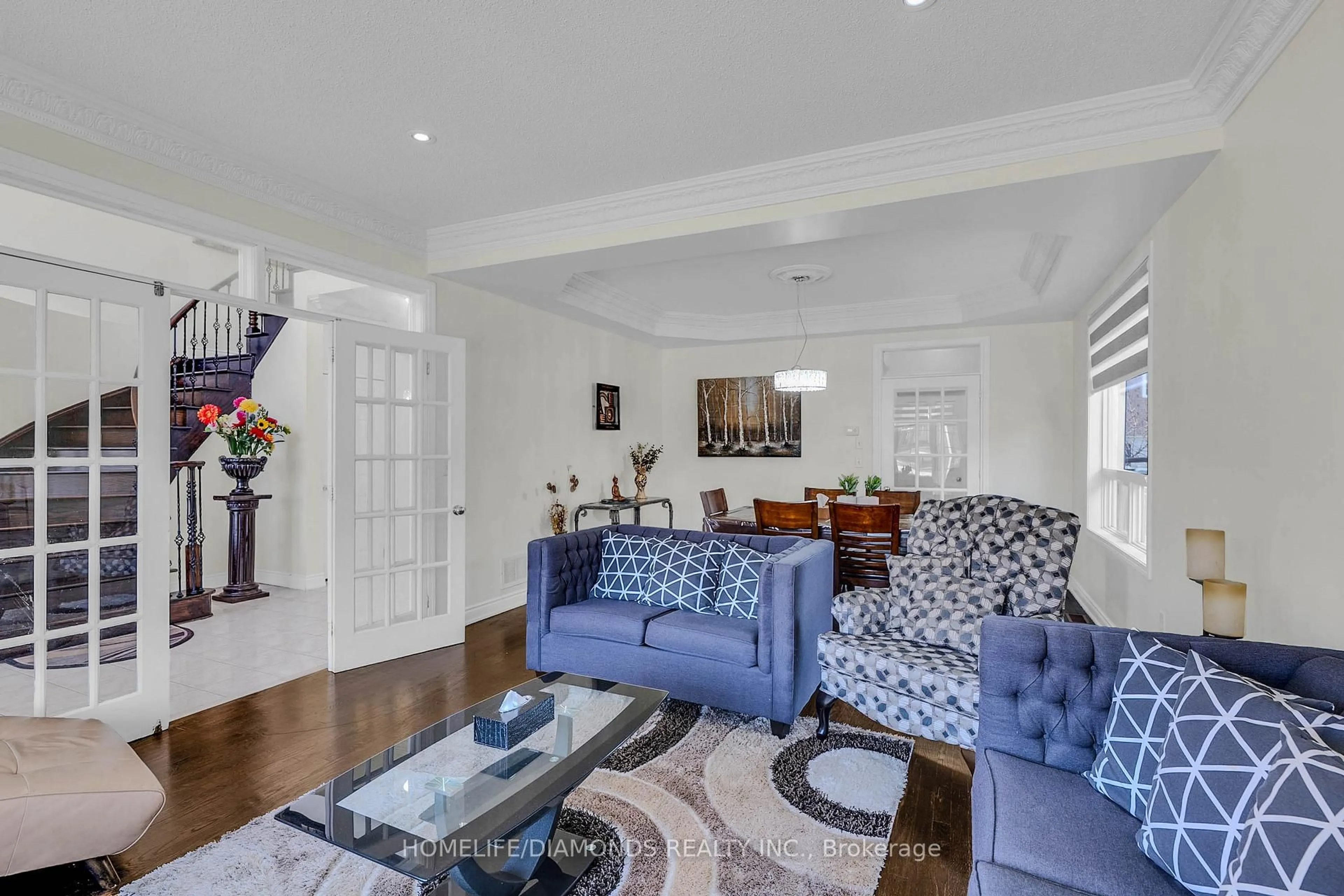 Living room with furniture, unknown for 70 Maldives Cres, Brampton Ontario L6P 1L1