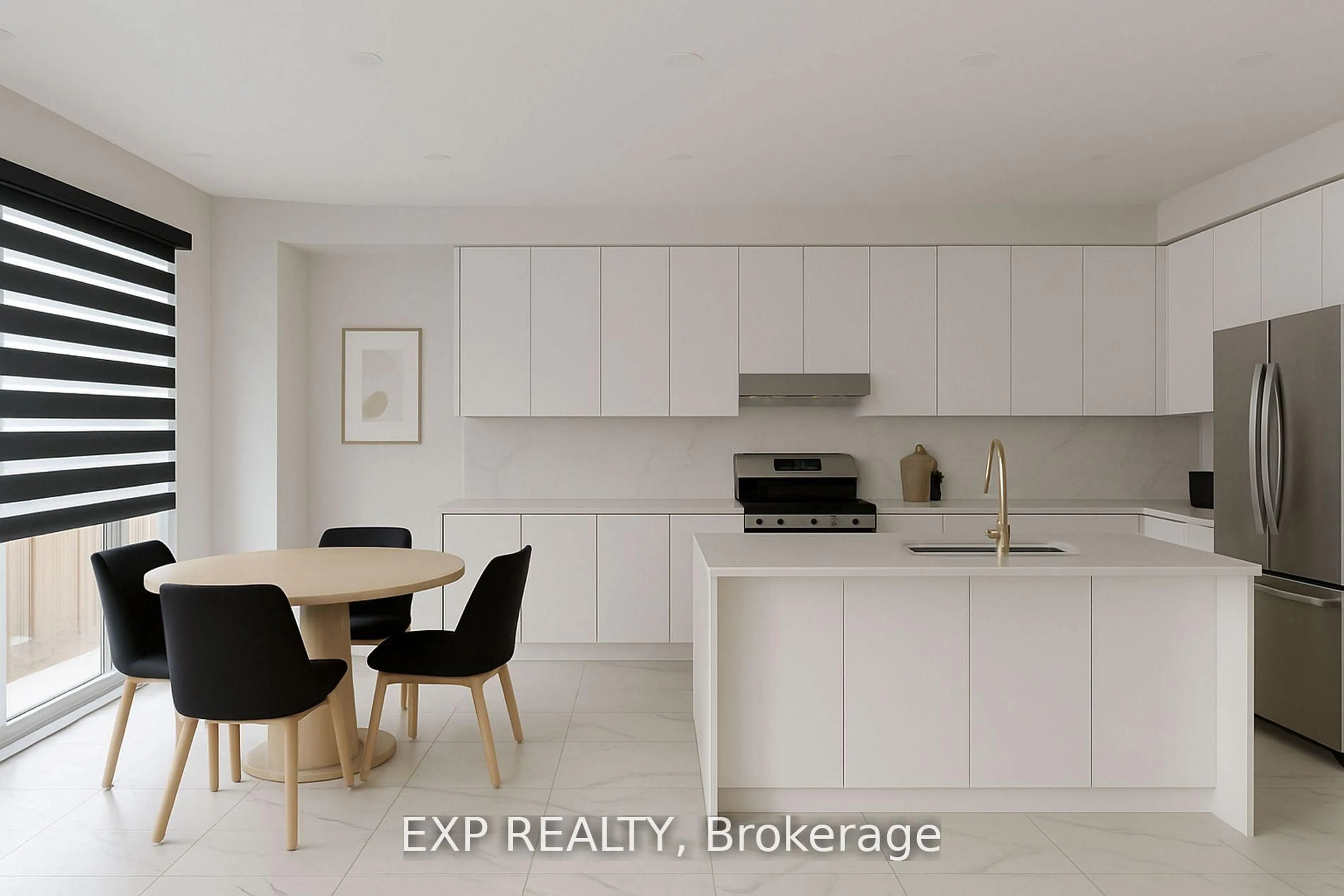 Open concept kitchen, ceramic/tile floor for 47 Vezna Cres, Brampton Ontario L6X 5K4