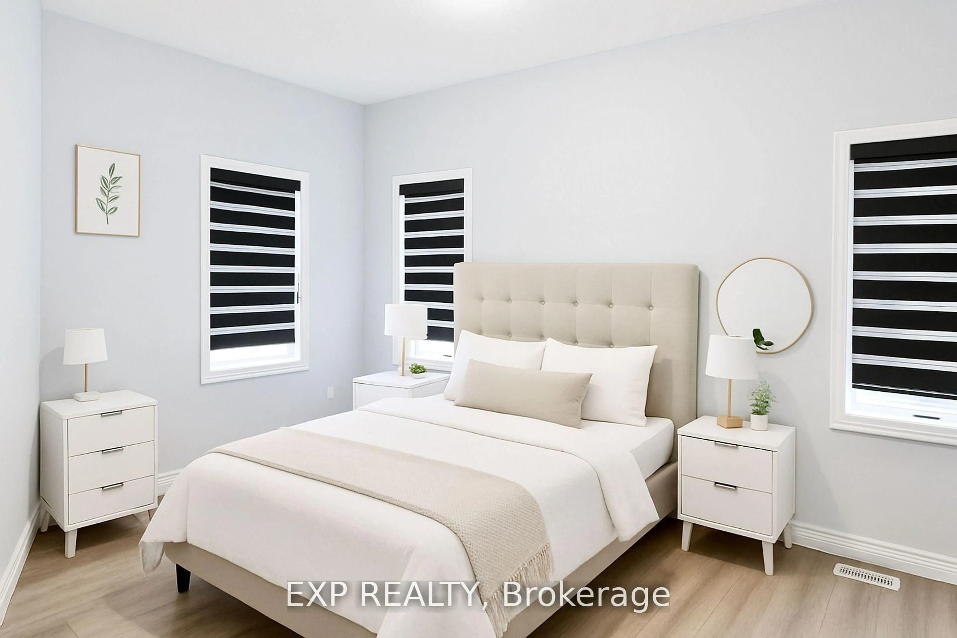 Bedroom with bed, unknown for 47 Vezna Cres, Brampton Ontario L6X 5K4