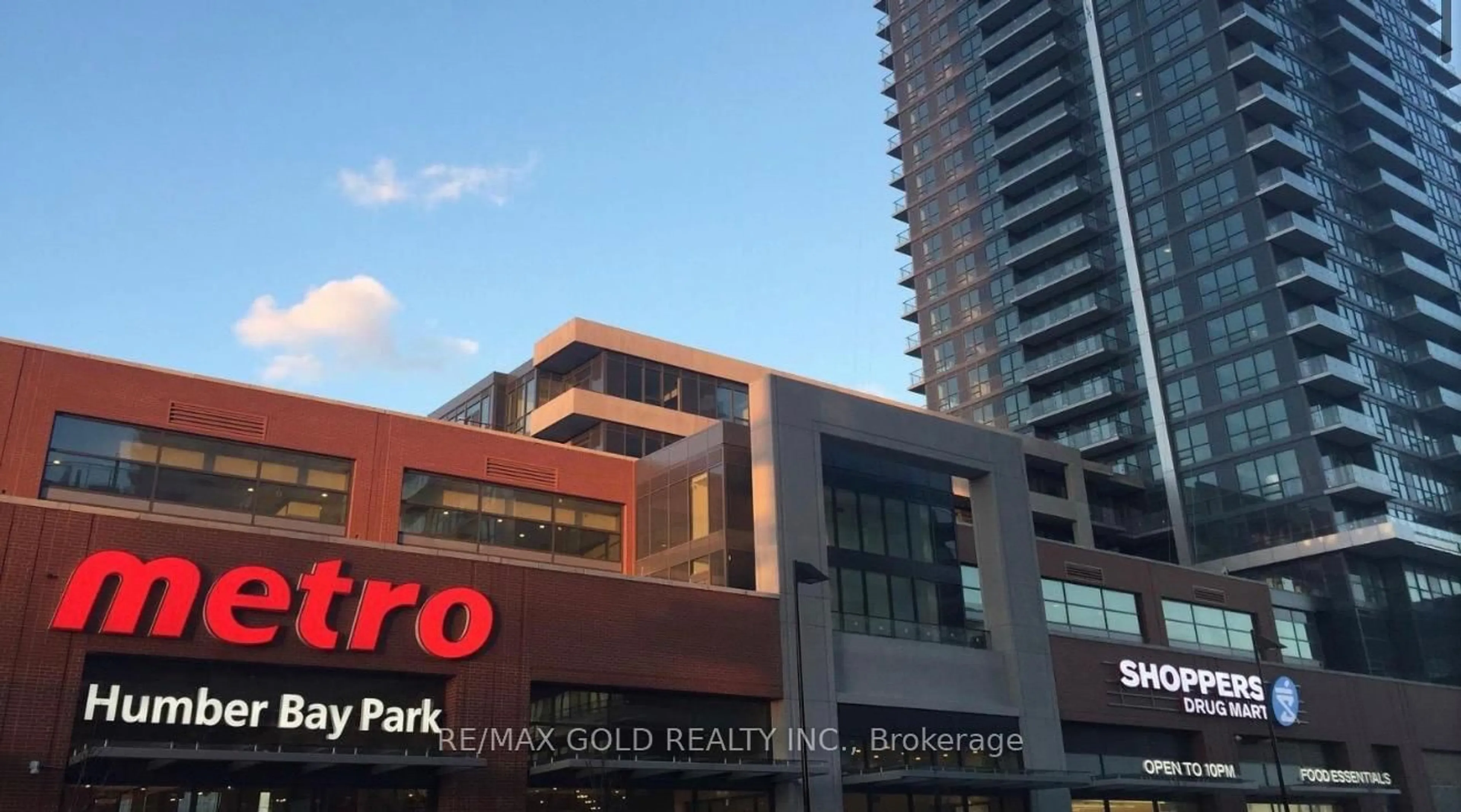 Patio, city buildings view from balcony for 2200 Lakeshore Blvd #4104, Toronto Ontario M8V 1A4