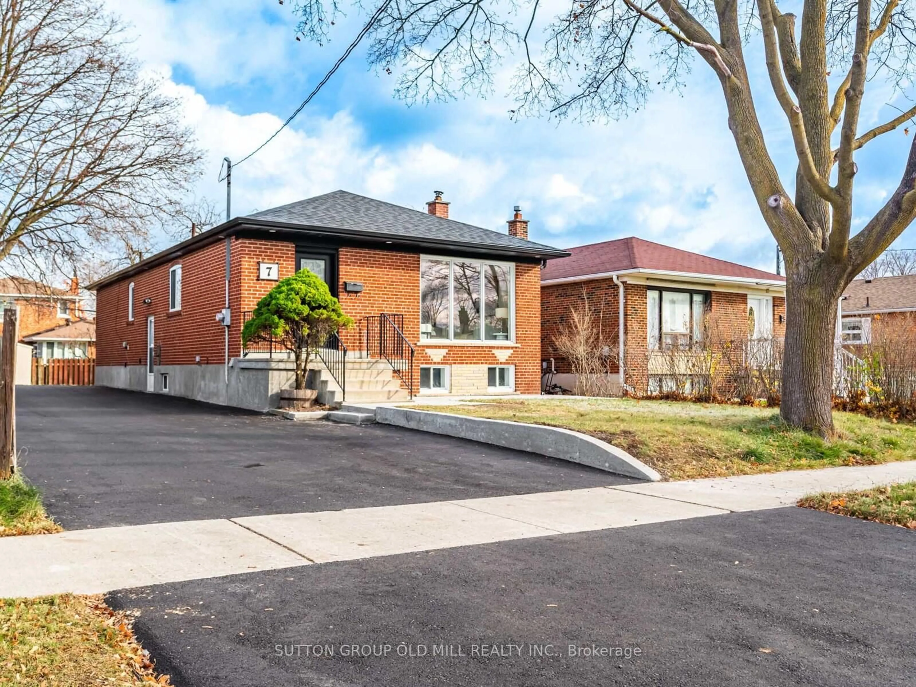 Home with brick exterior material, street for 7 Heatherglen Rd, Toronto Ontario M9W 4P9