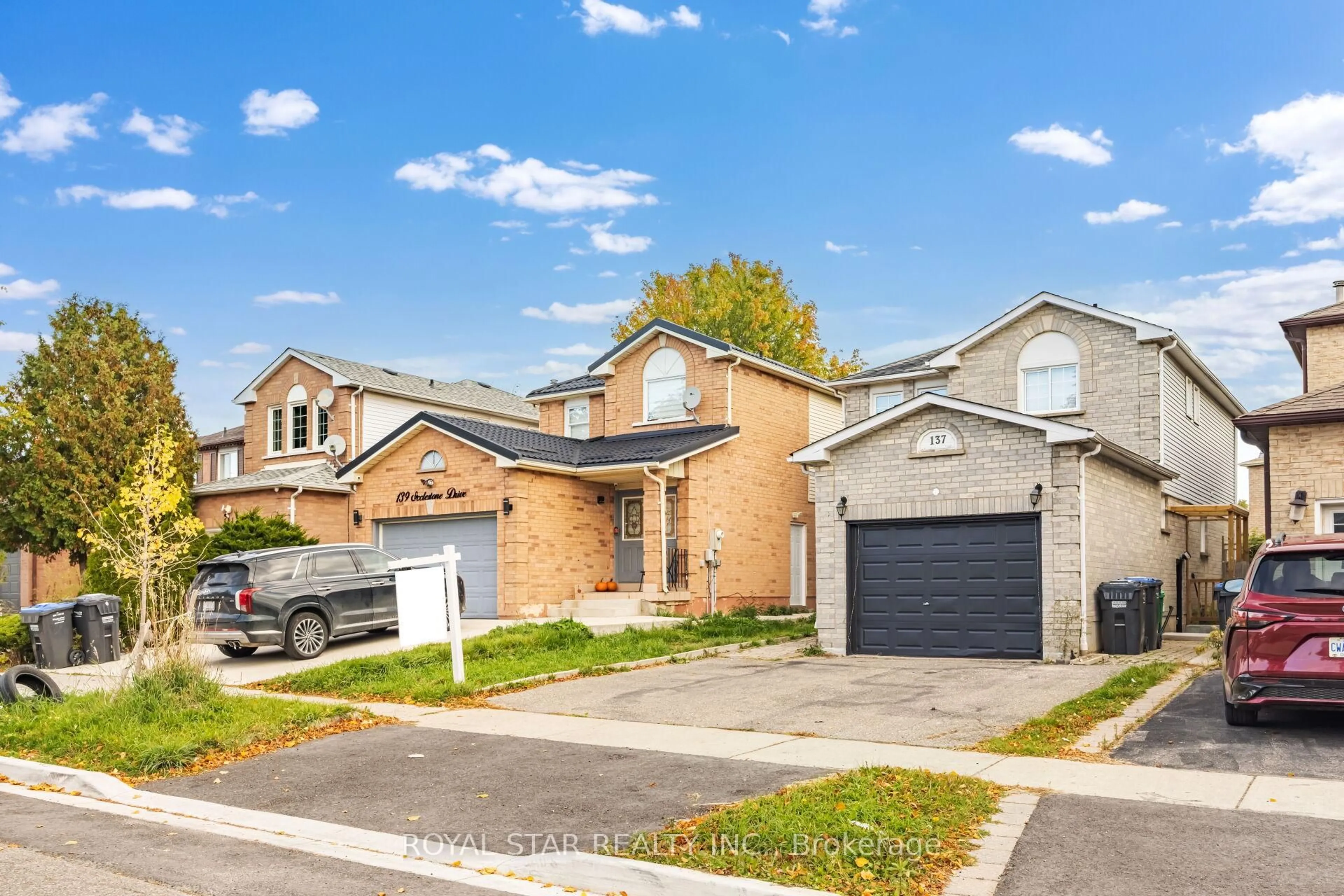Home with brick exterior material, street for 137 Ecclestone Dr, Brampton Ontario L6X 3P7