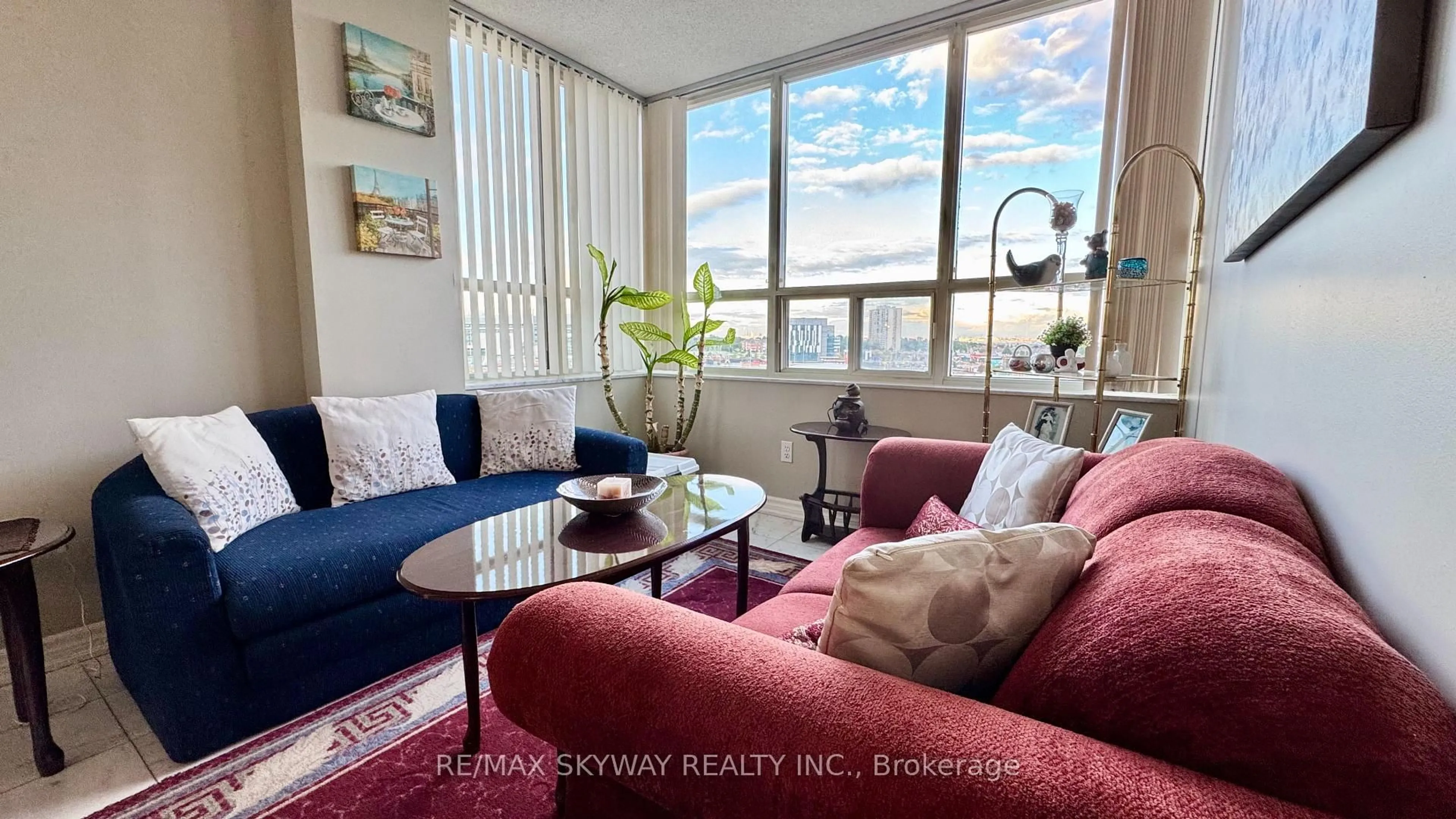 Living room with furniture, unknown for 30 Malta Ave #909, Brampton Ontario L6Y 4S5