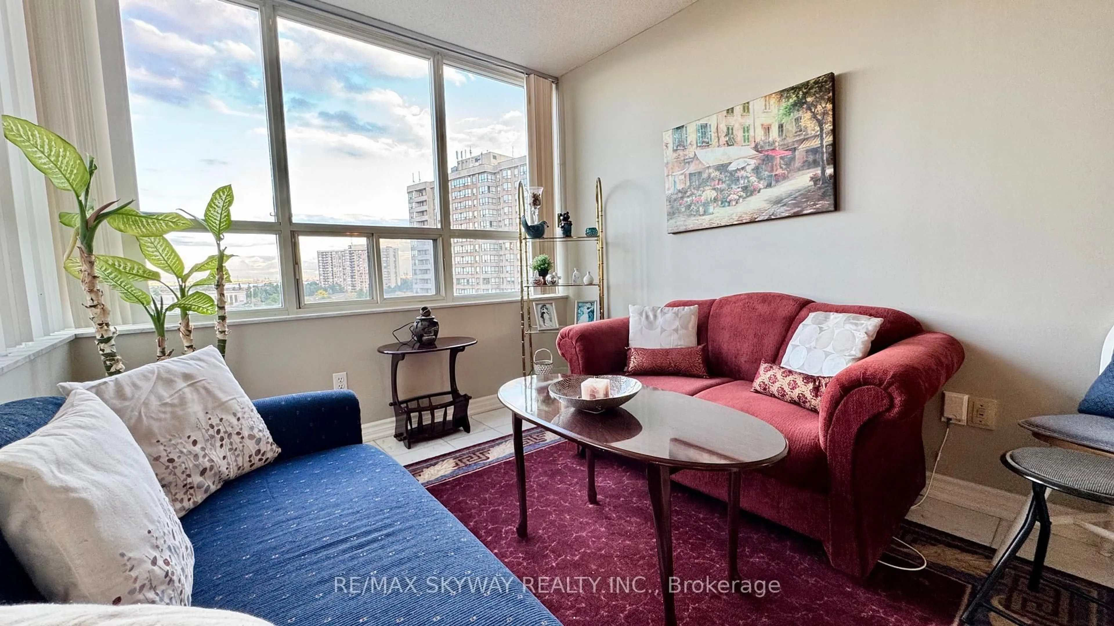 Living room with furniture, unknown for 30 Malta Ave #909, Brampton Ontario L6Y 4S5