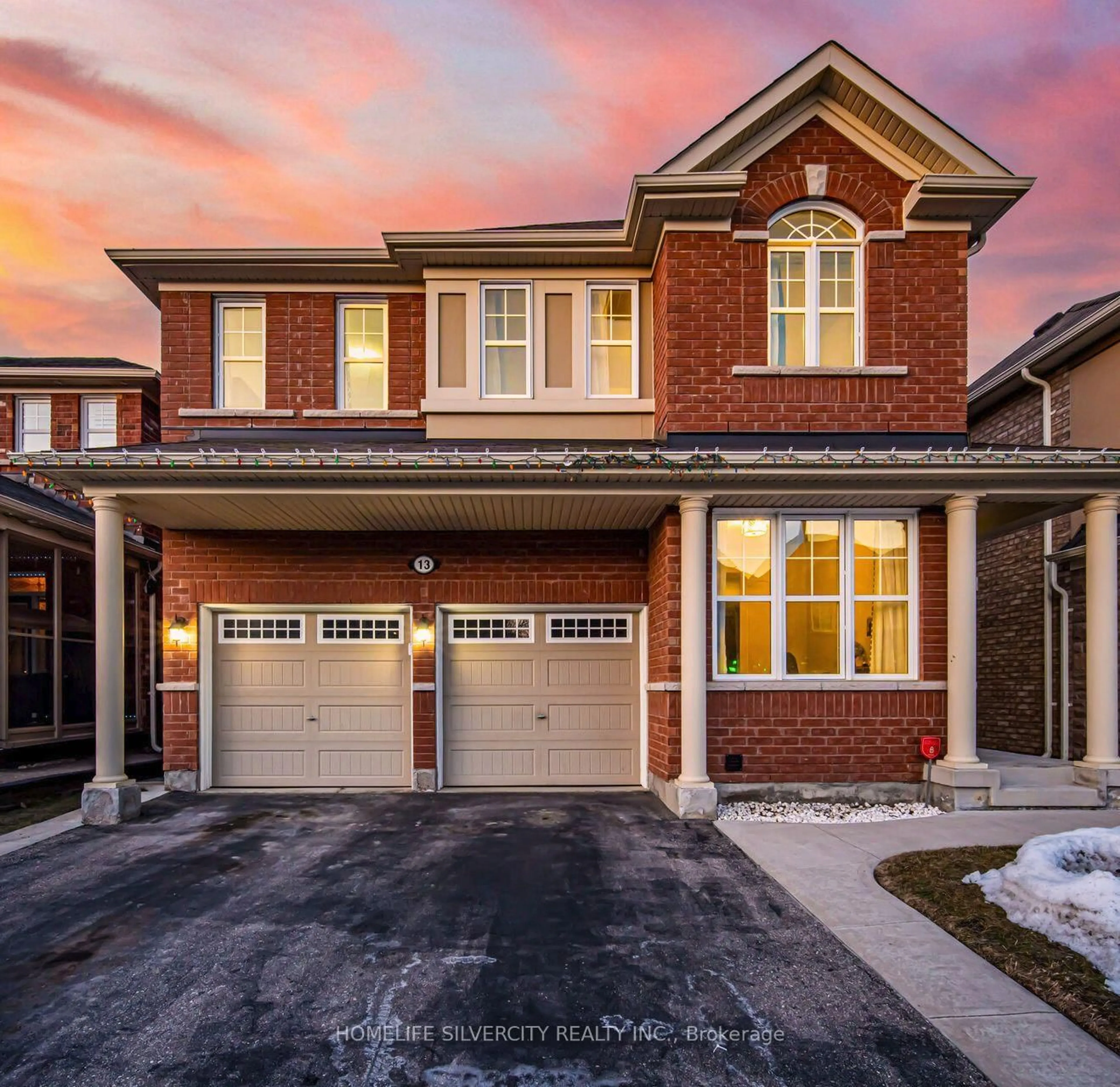 Home with brick exterior material, street for 13 Fenchurch Dr, Brampton Ontario L7A 4G5