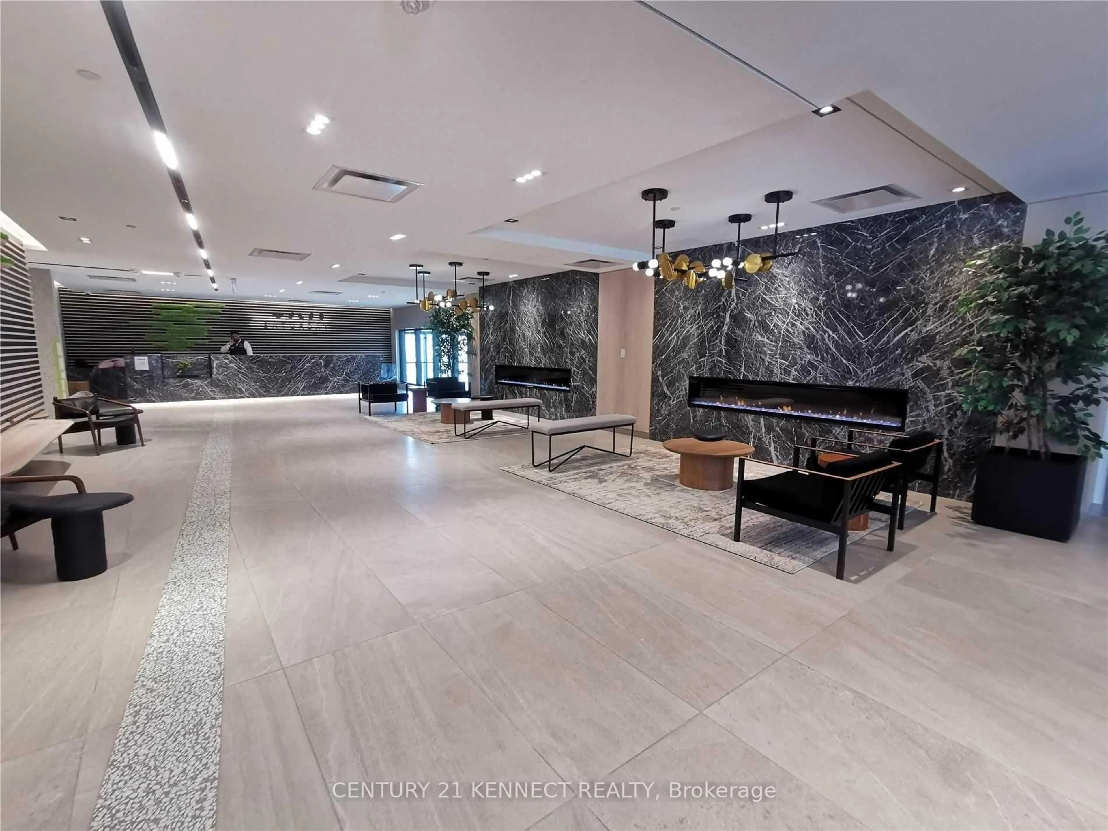 Lobby for 60 George Butchart Dr #TH 3, Toronto Ontario M3K 0E1