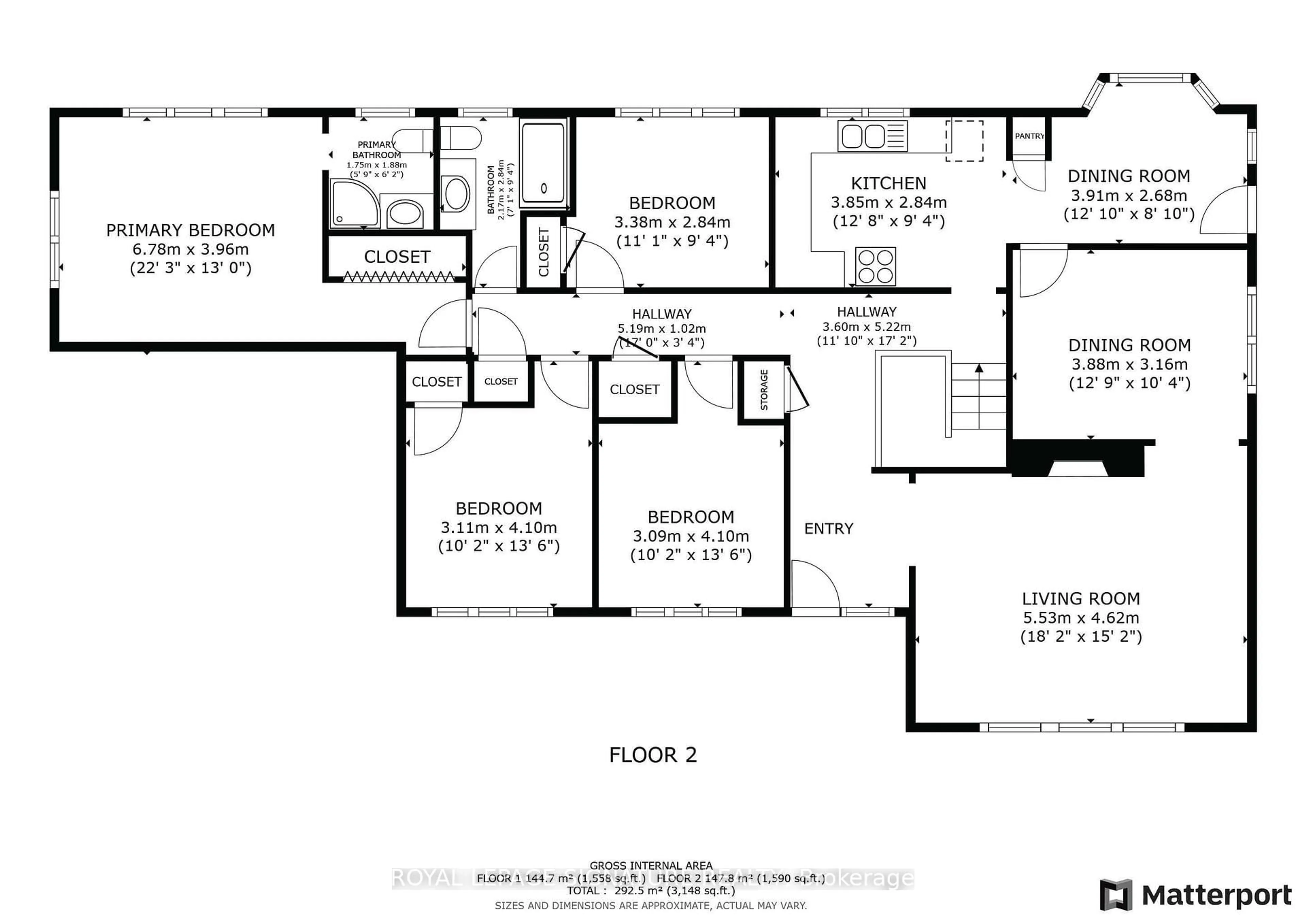 Floor plan for 1447 Merrow Rd, Mississauga Ontario L5J 3C4