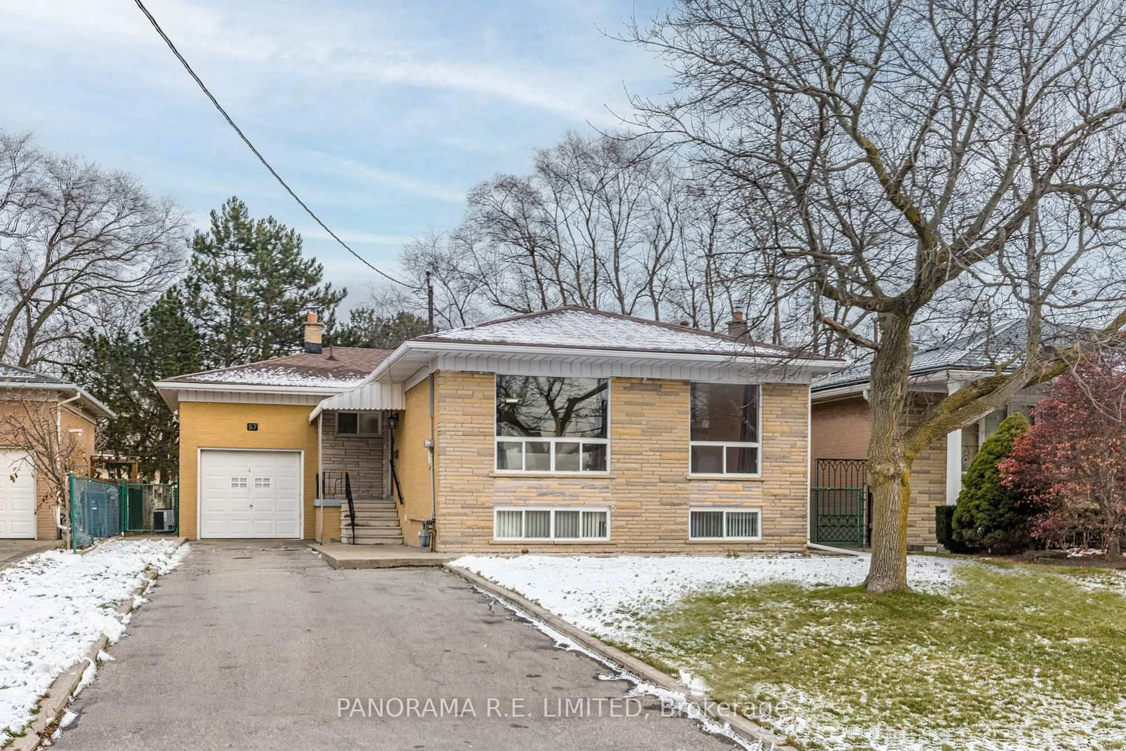 Home with brick exterior material, street for 57 Highland Hill, Toronto Ontario M6A 2R2