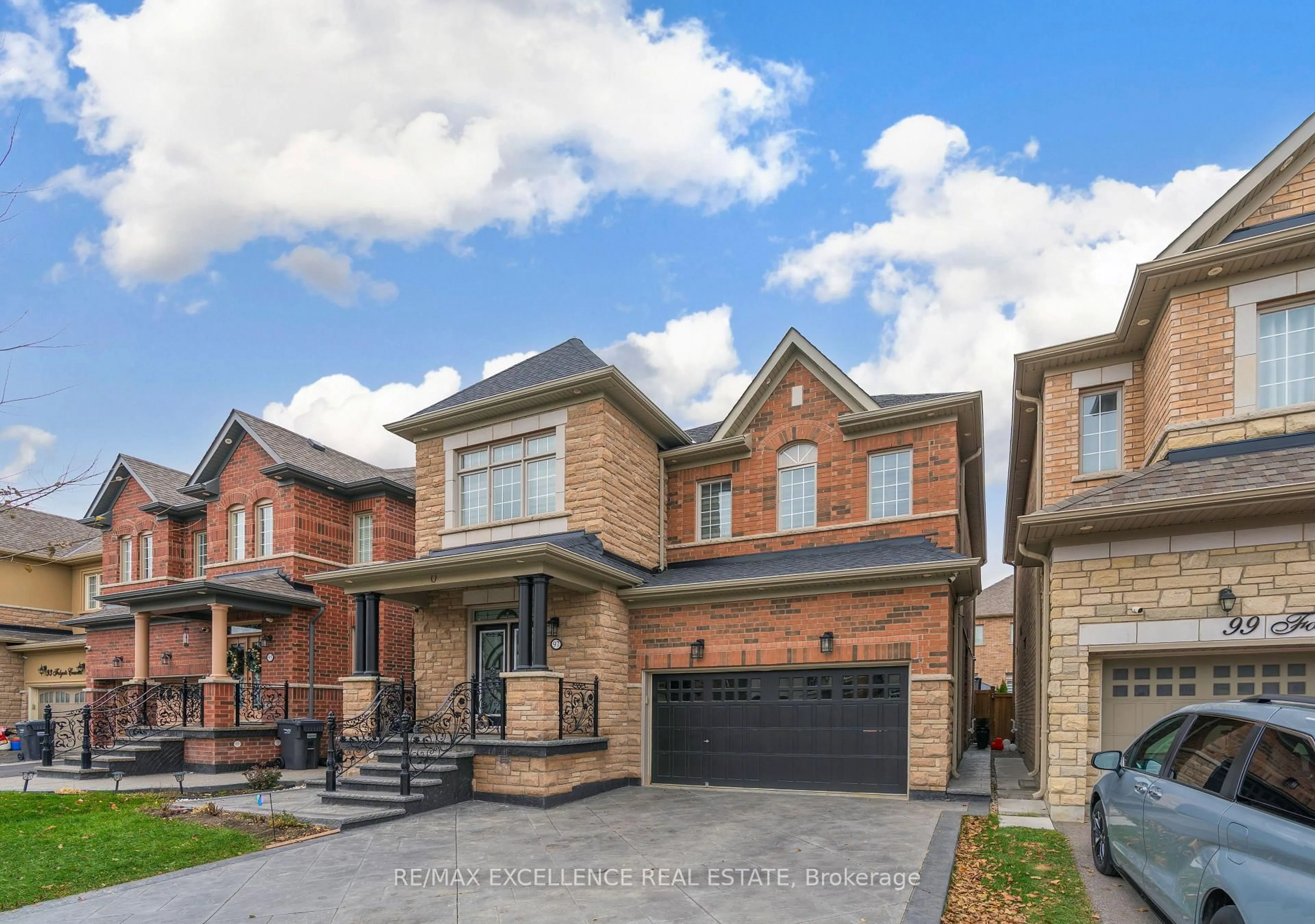 Home with brick exterior material, street for 97 Folgate Cres, Brampton Ontario L6R 4A6