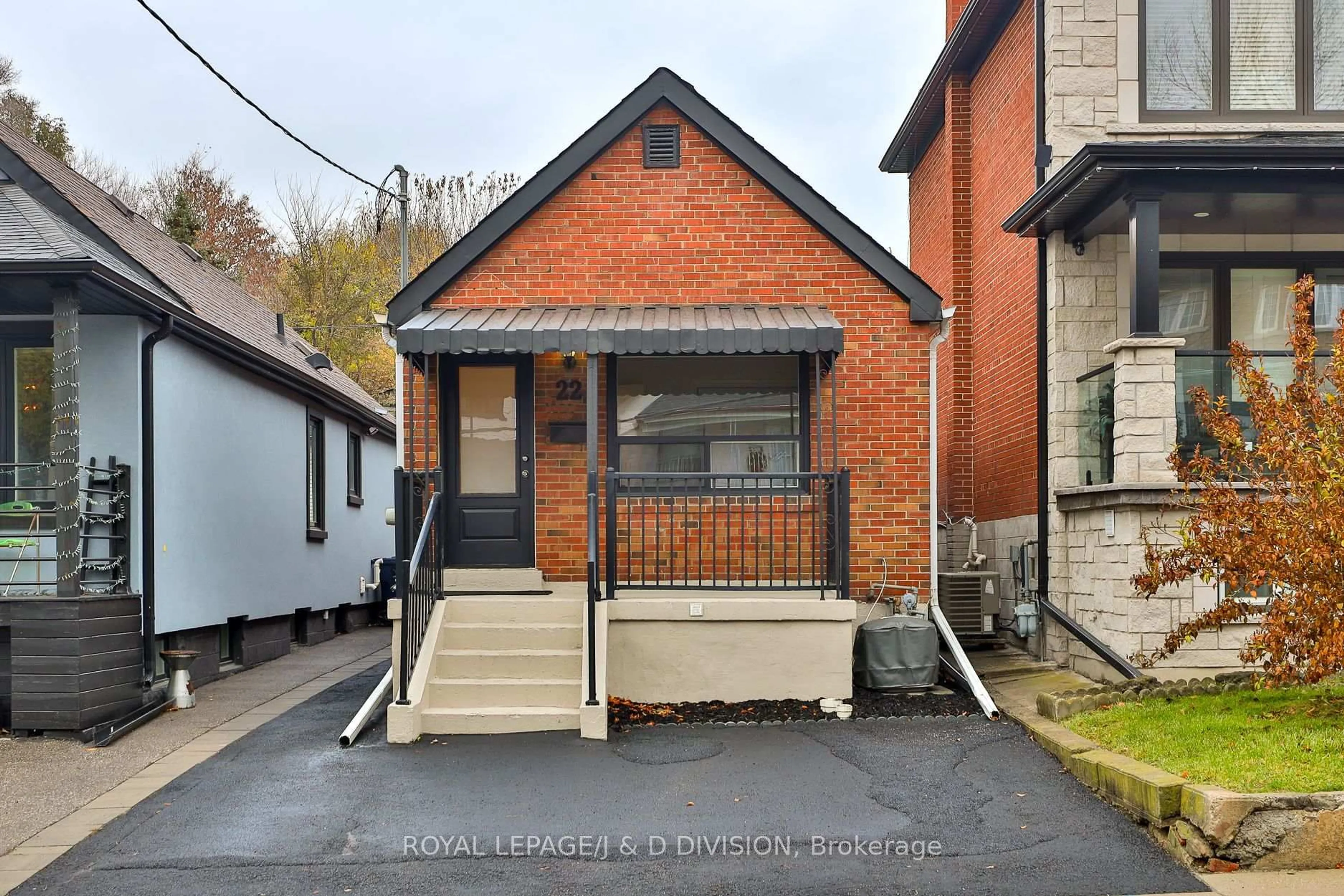 Home with brick exterior material, street for 22 Holmesdale Rd, Toronto Ontario M6E 1Y1