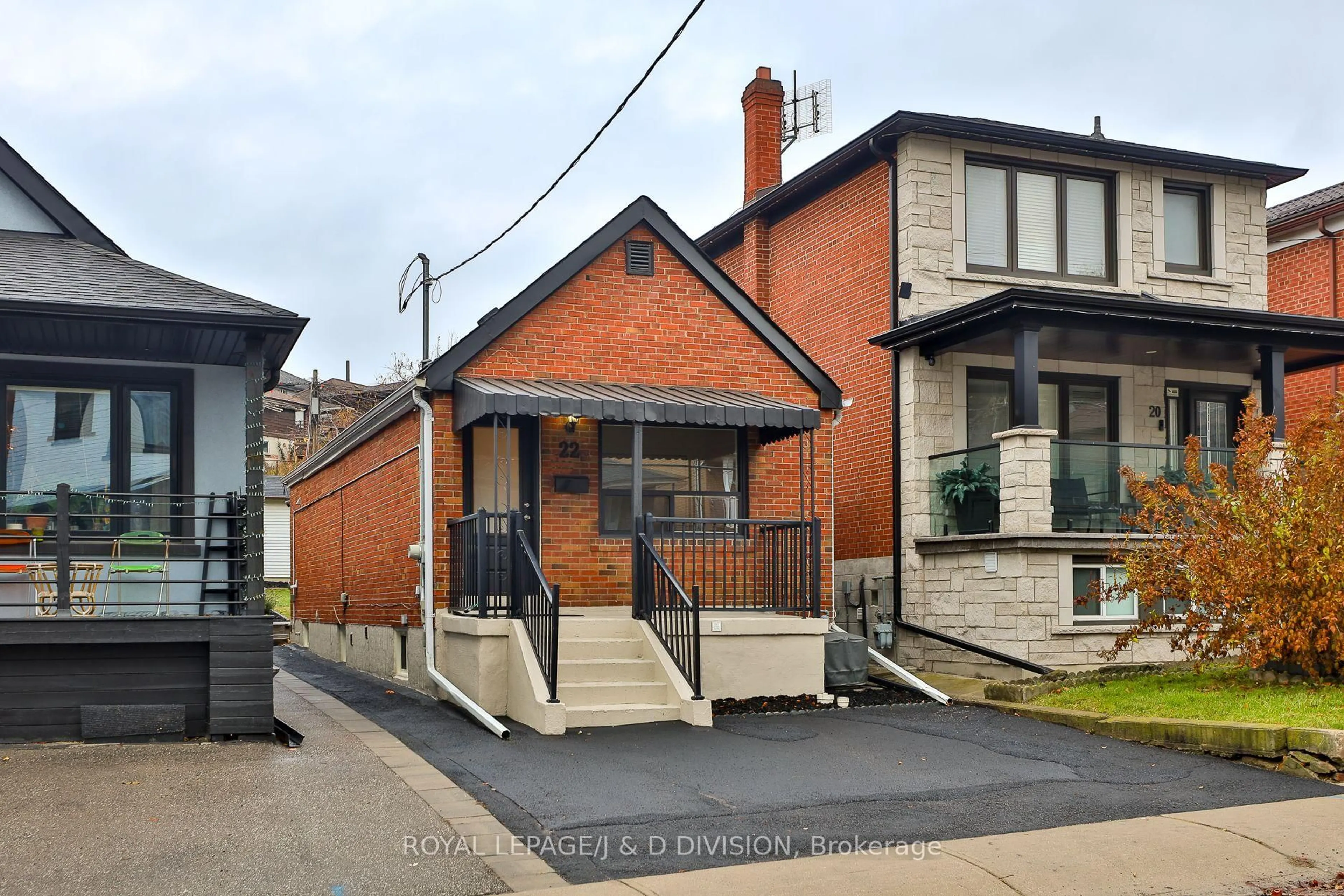Home with brick exterior material, street for 22 Holmesdale Rd, Toronto Ontario M6E 1Y1