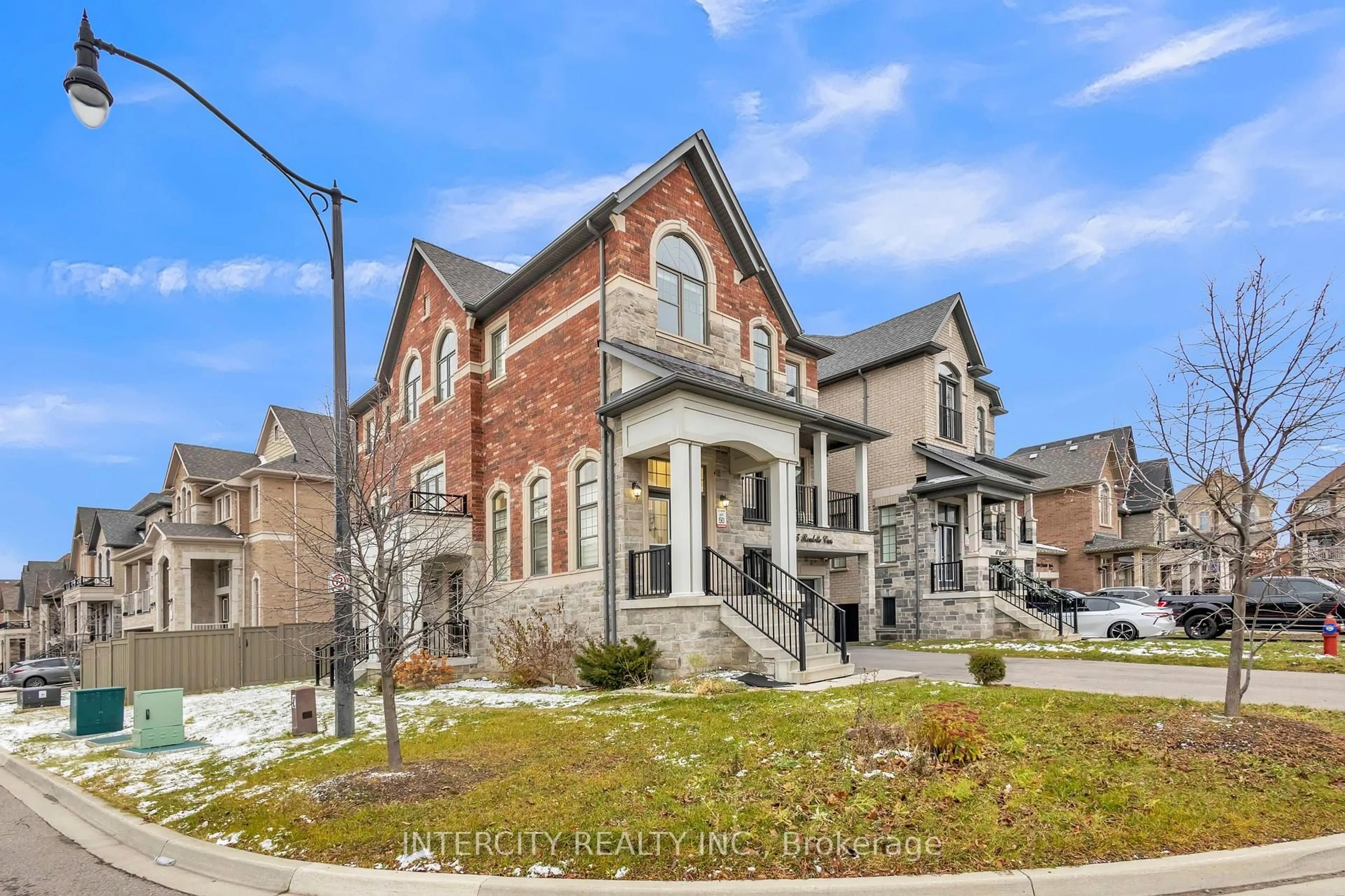 Home with brick exterior material, street for 45 Roulette Cres, Brampton Ontario L7A 4R6