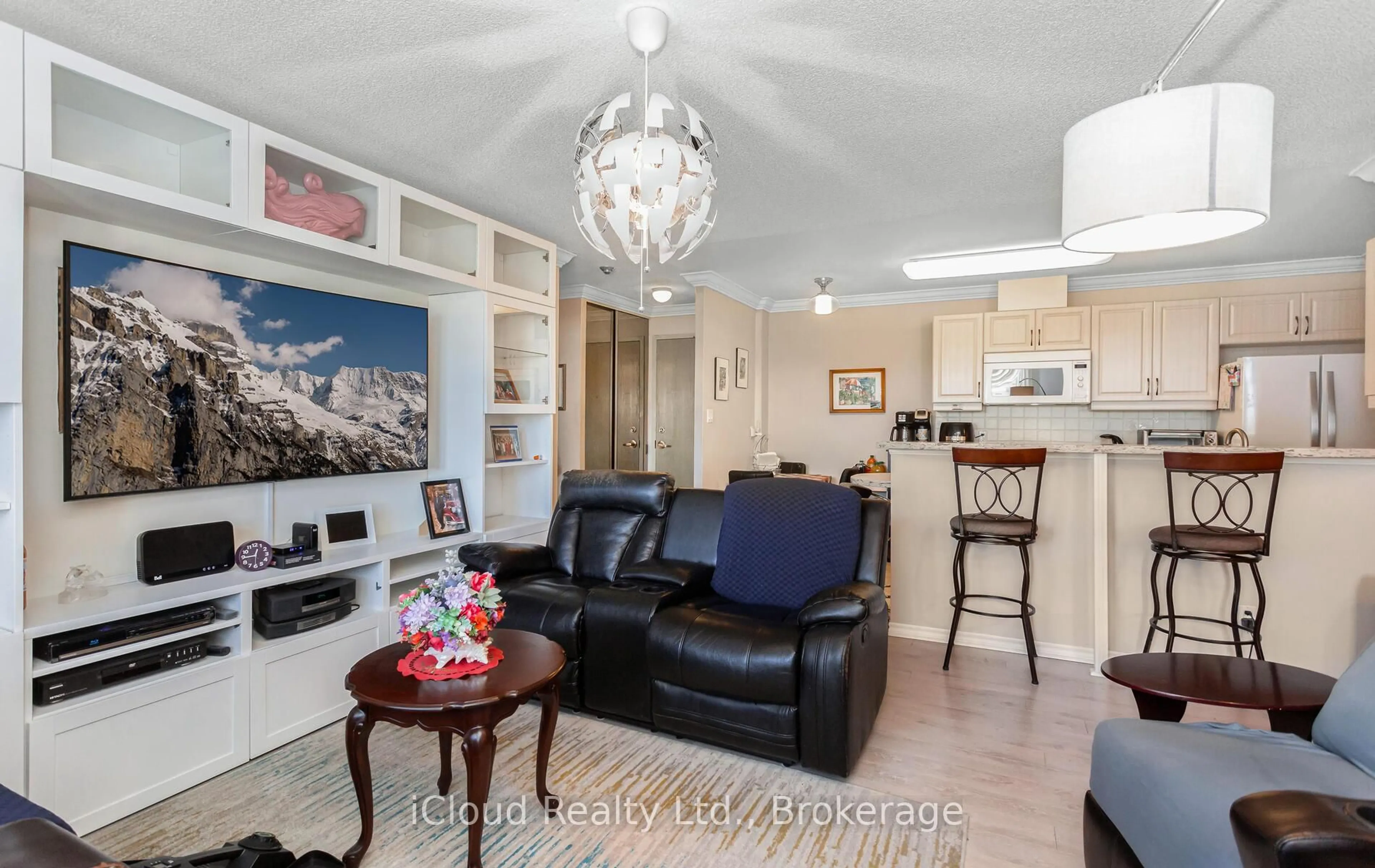 Living room with furniture, unknown for 10 Dayspring Circ #606, Brampton Ontario L6P 1B9