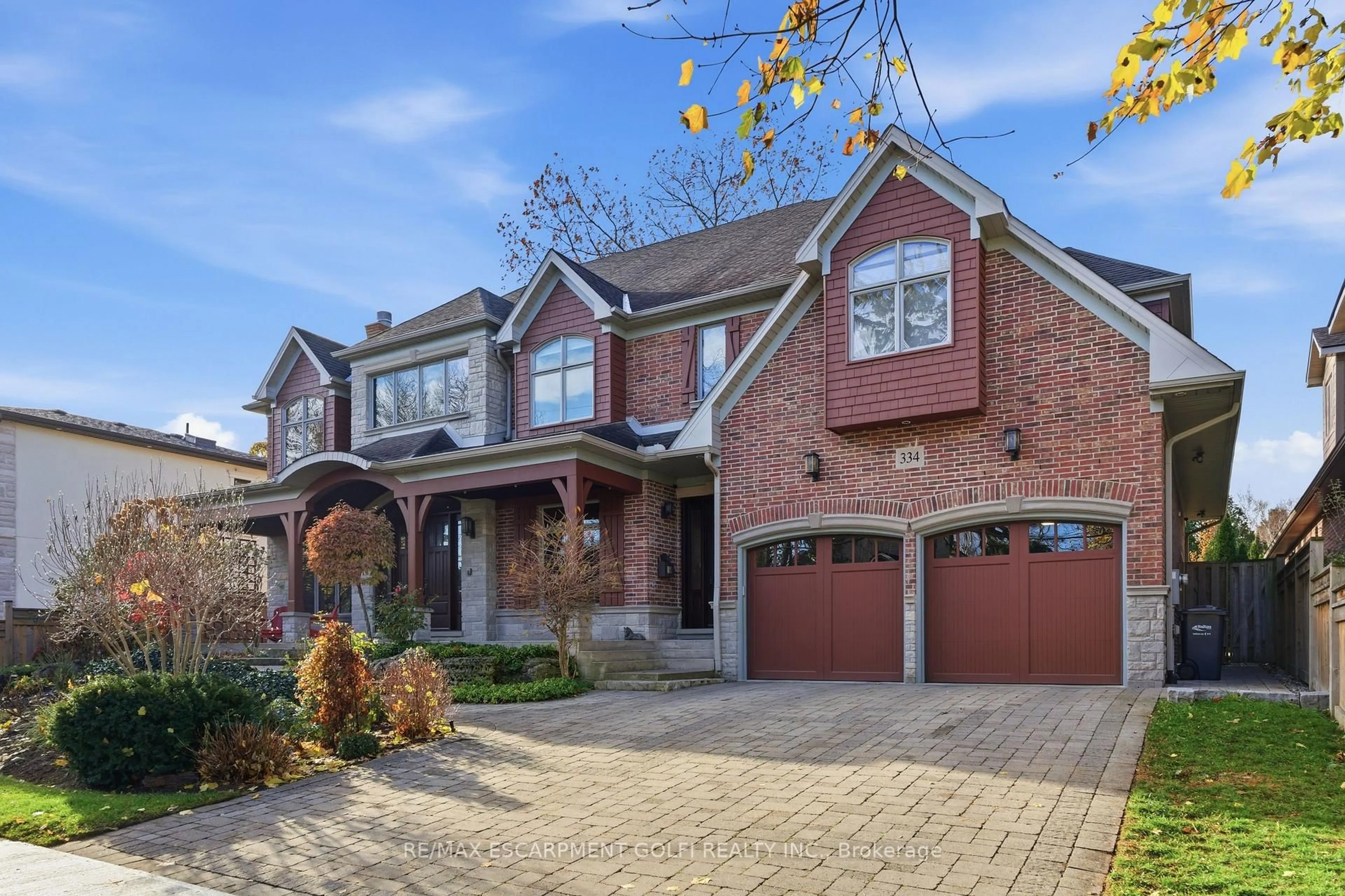 Home with brick exterior material, street for 334 Belvenia Rd, Burlington Ontario L7L 2G6