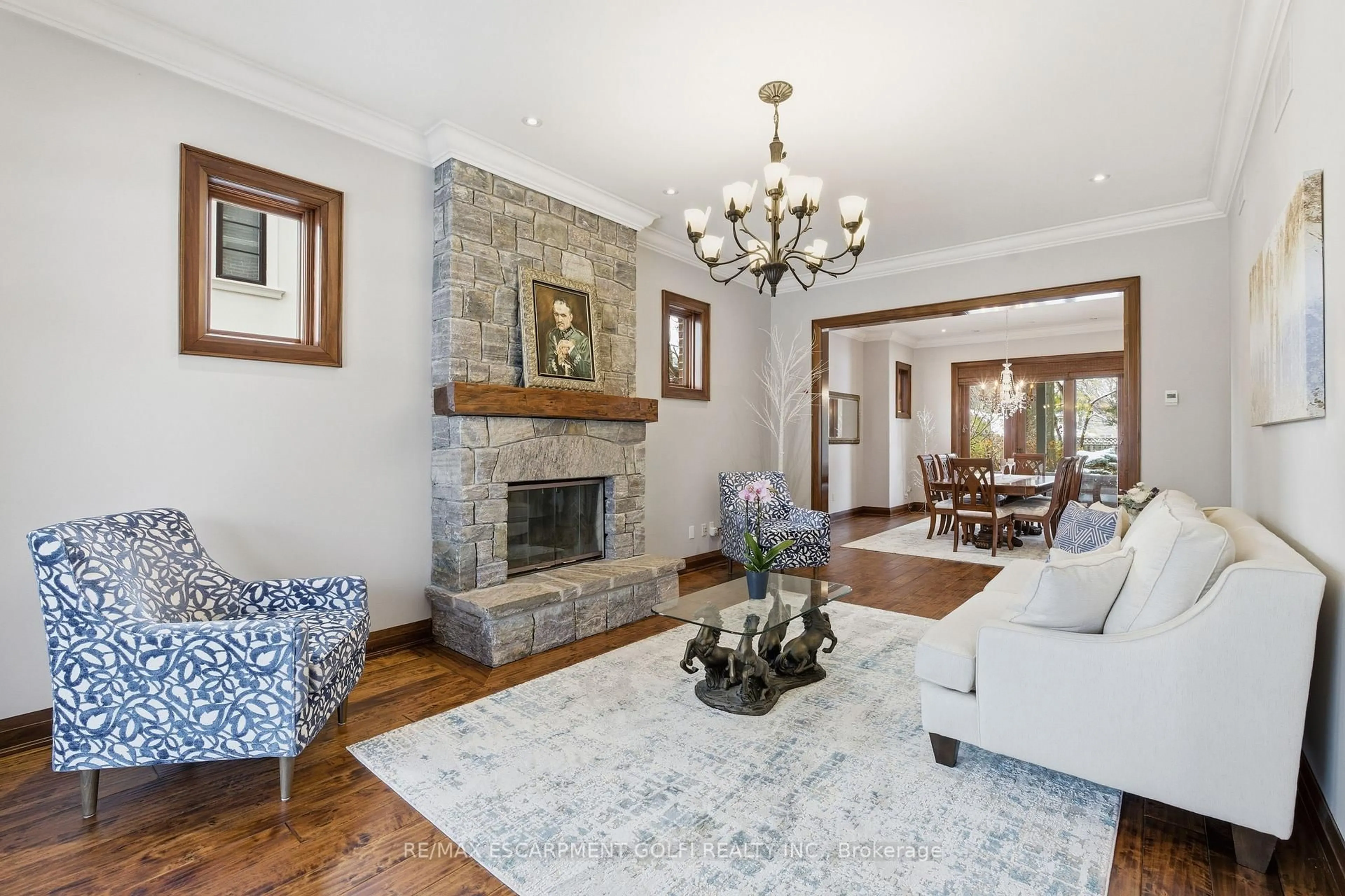 Living room with furniture, unknown for 334 Belvenia Rd, Burlington Ontario L7L 2G6