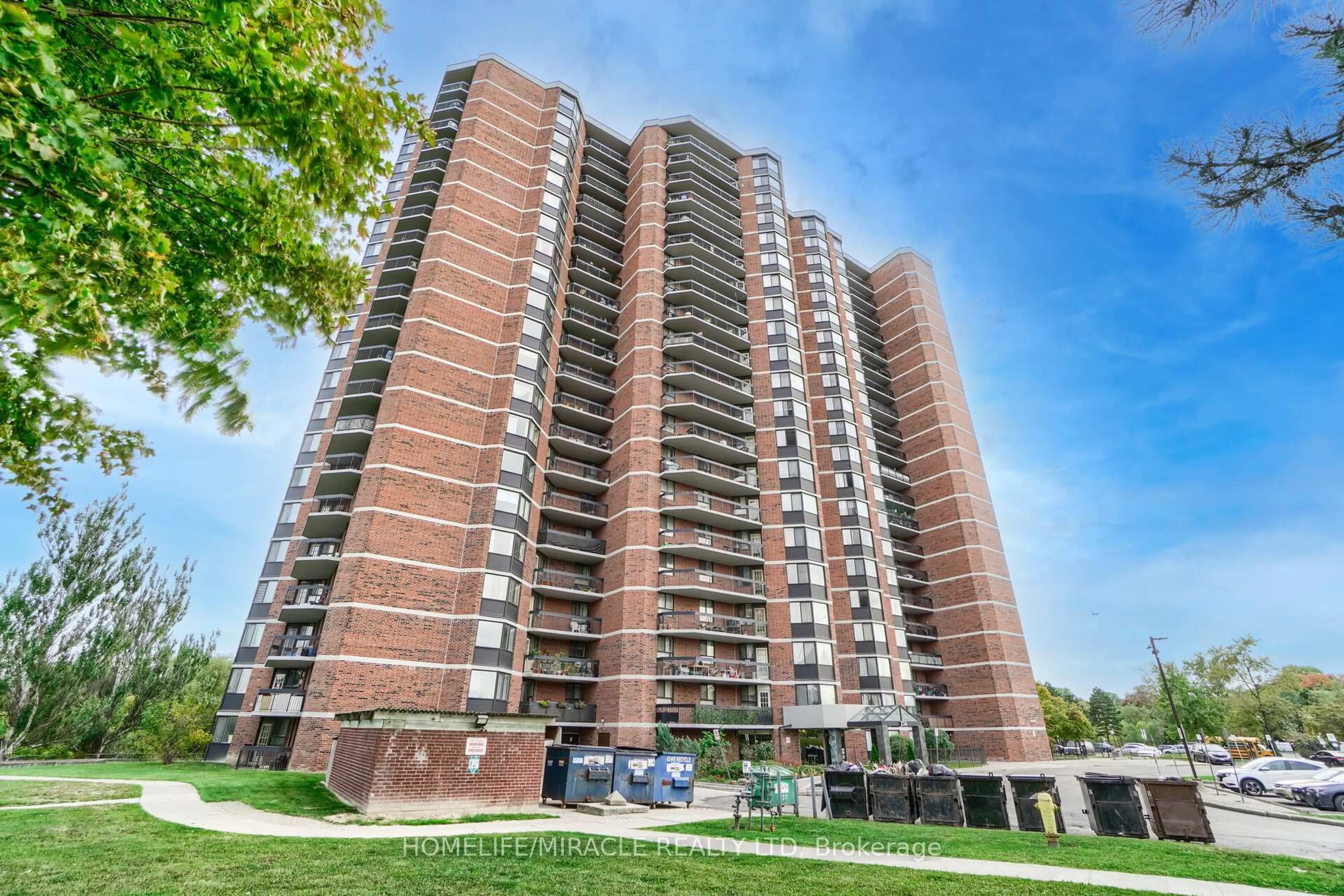 Home with brick exterior material, building for 236 Albion Rd #208, Toronto Ontario M9W 6A6